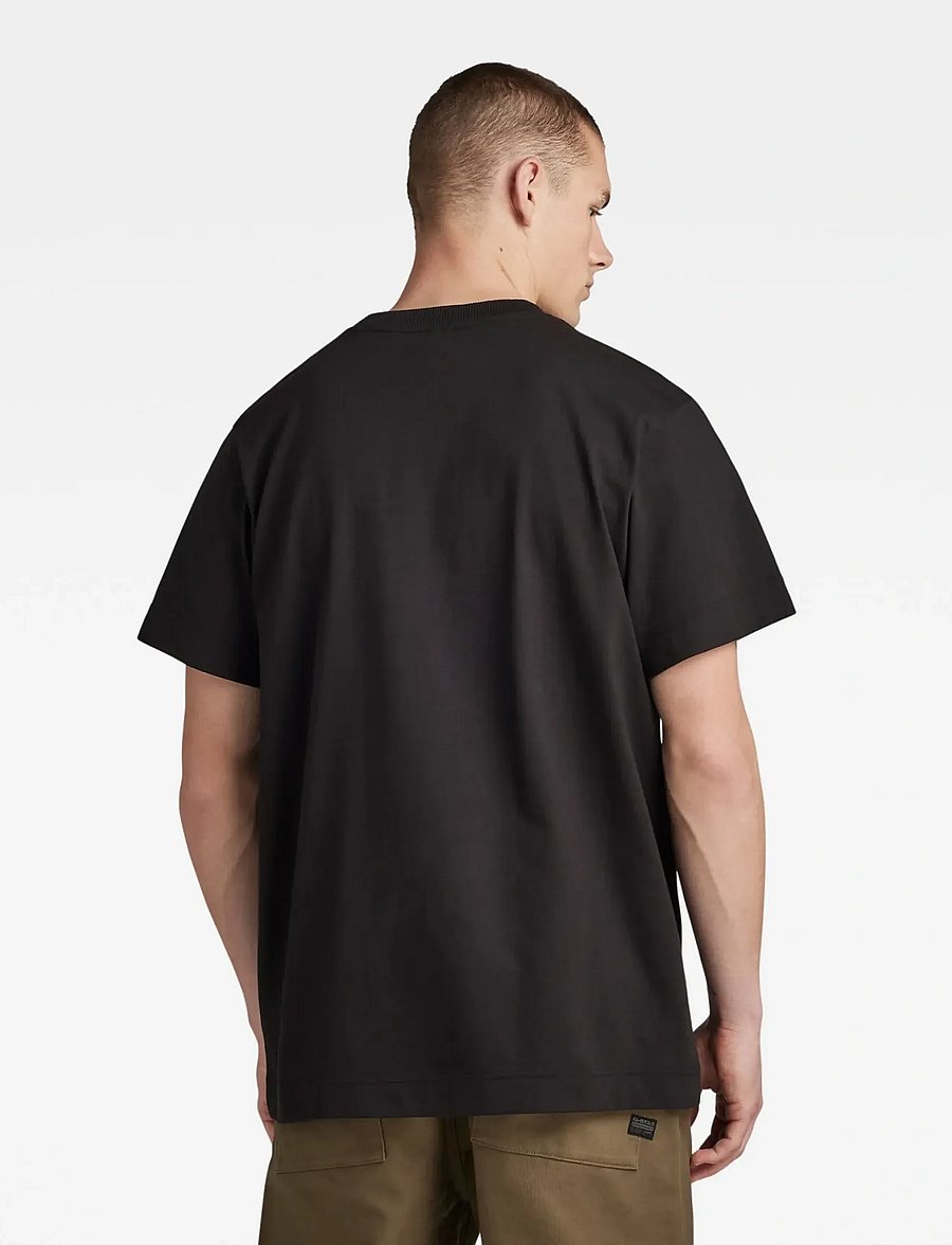 G-Star - Essential loose r t - kurzärmelige t-shirts - dk black - 4
