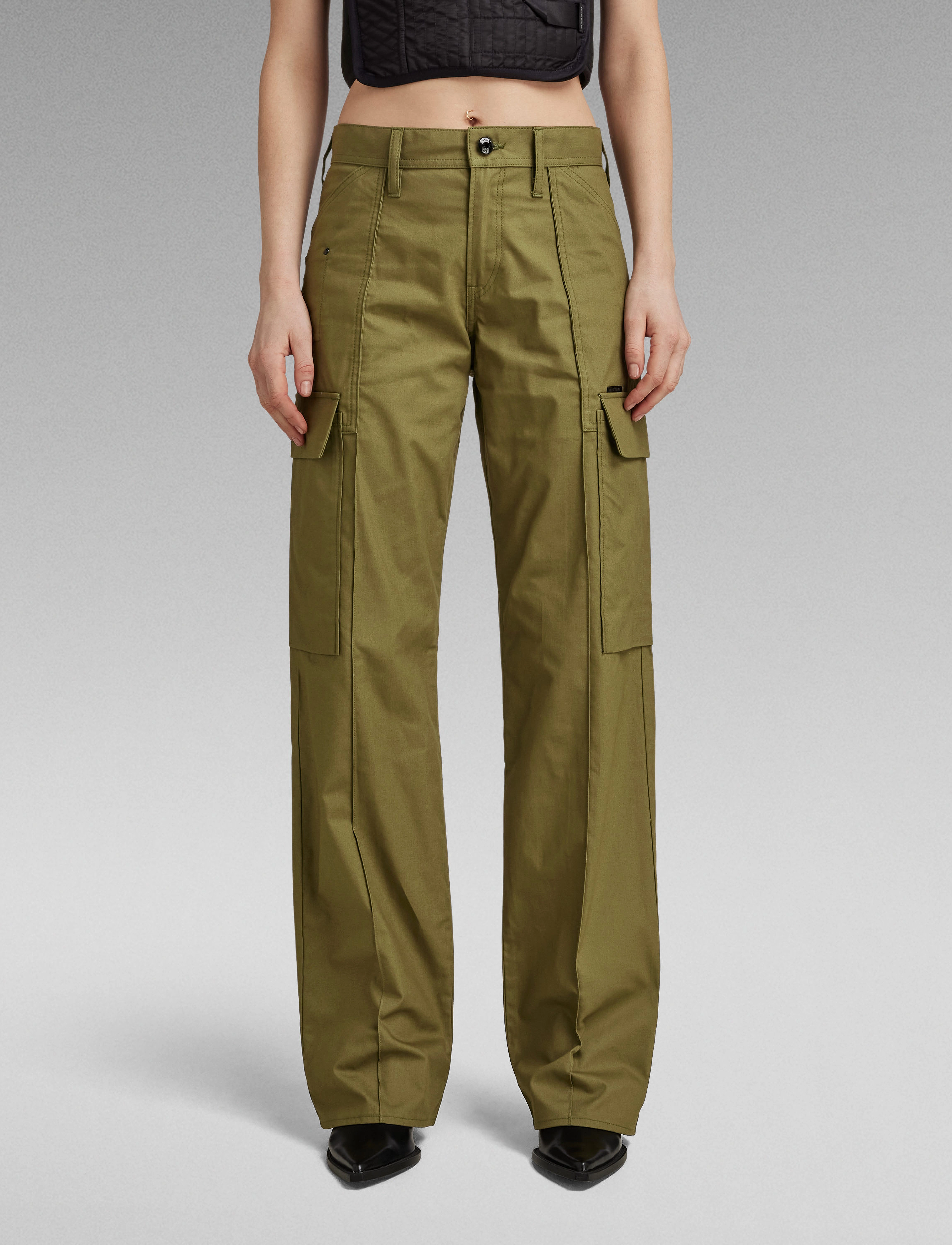 G-Star Judee Cargo Wmn, 31 x 30, Khaki green, Bukser > Cargo-Bukser, Dame