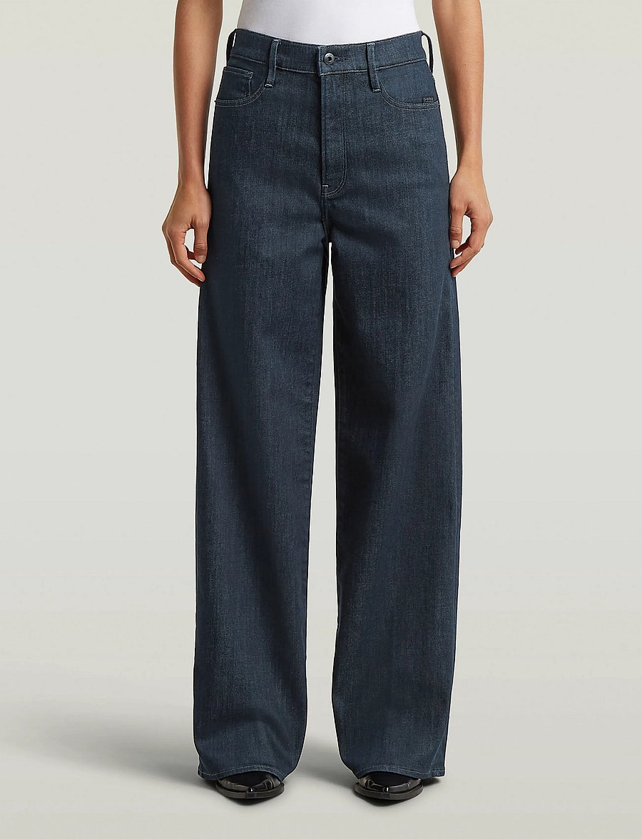 G-Star - Deck 2.0 High Loose Wmn - brede jeans - neo raw denim - 0