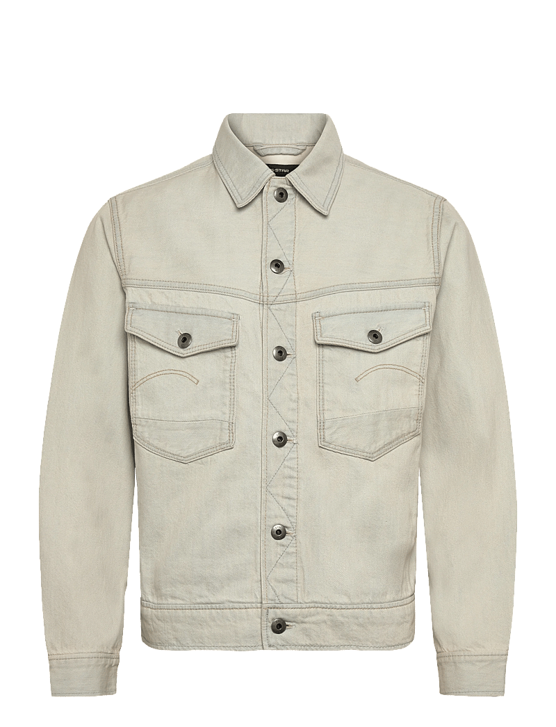 G-Star - Dakota Jacket - ungefütterte denimjacken - beached faded vivianite grey - 1