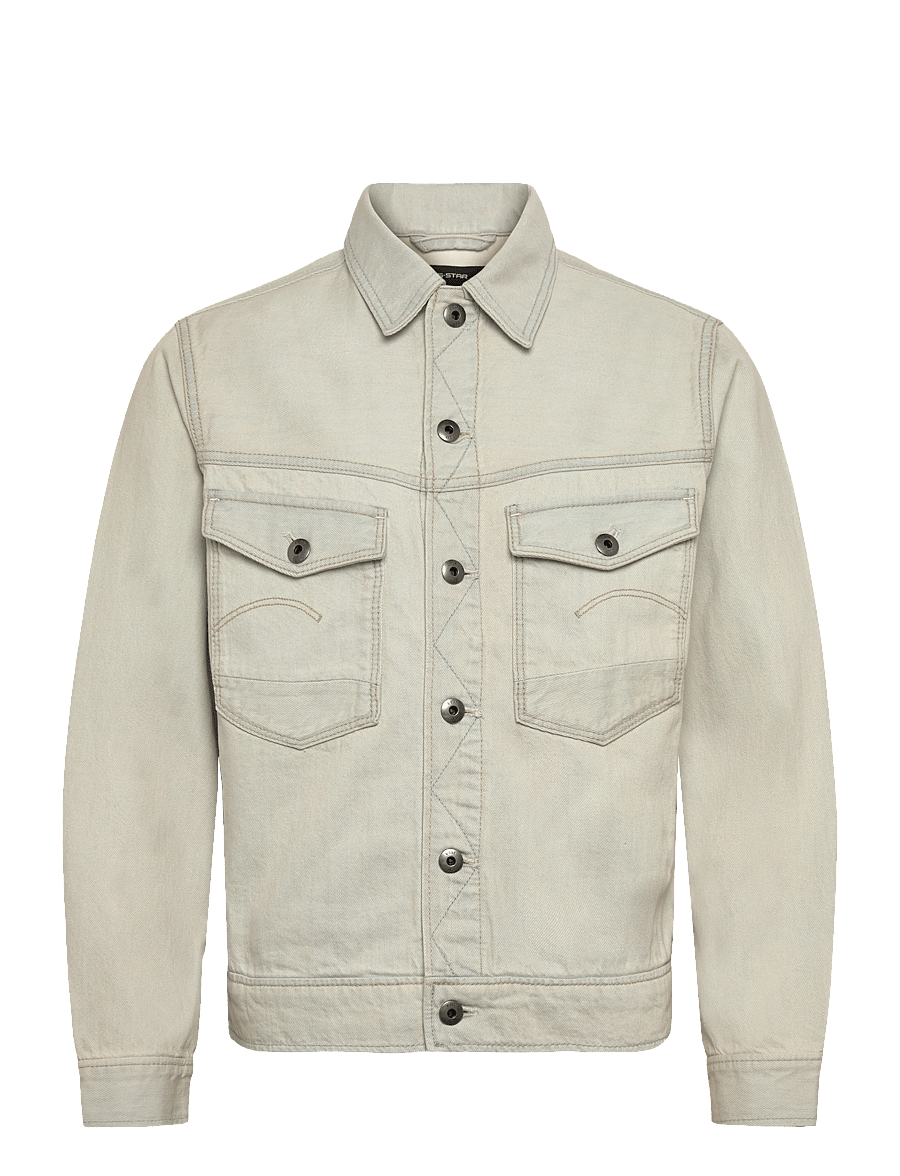 G-Star - Dakota Jacket - džinsinės striukės be pamušalo - beached faded vivianite grey - 1