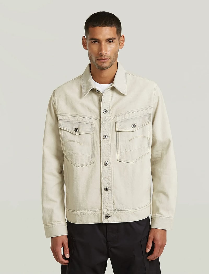 G-Star - Dakota Jacket - unlined denim jackets - beached faded vivianite grey - 0
