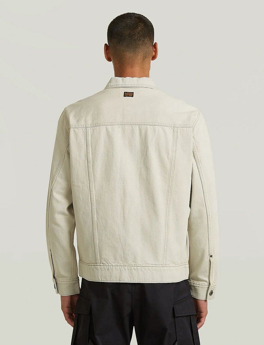 G-Star - Dakota Jacket - džinsinės striukės be pamušalo - beached faded vivianite grey - 3