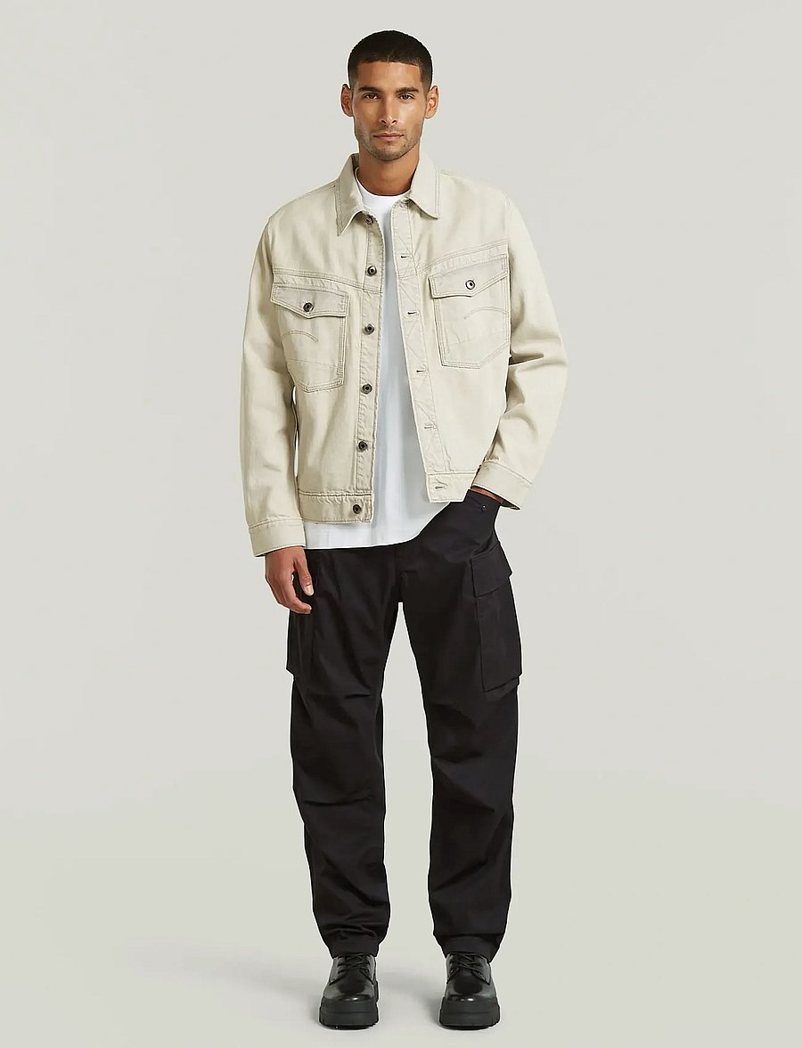 G-Star - Dakota Jacket - džinsinės striukės be pamušalo - beached faded vivianite grey - 4