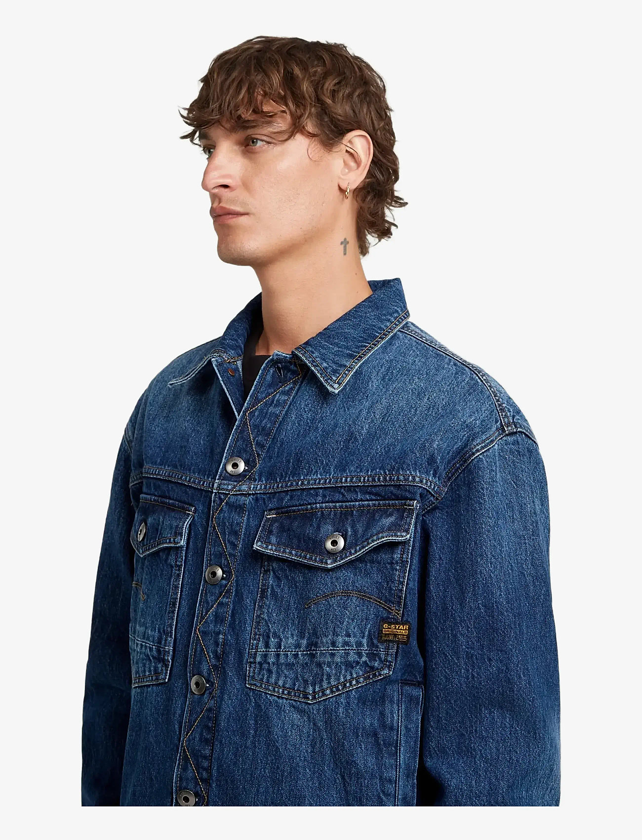 G-Star - Dakota Jacket - denim jackets - worn in blue veil - 1