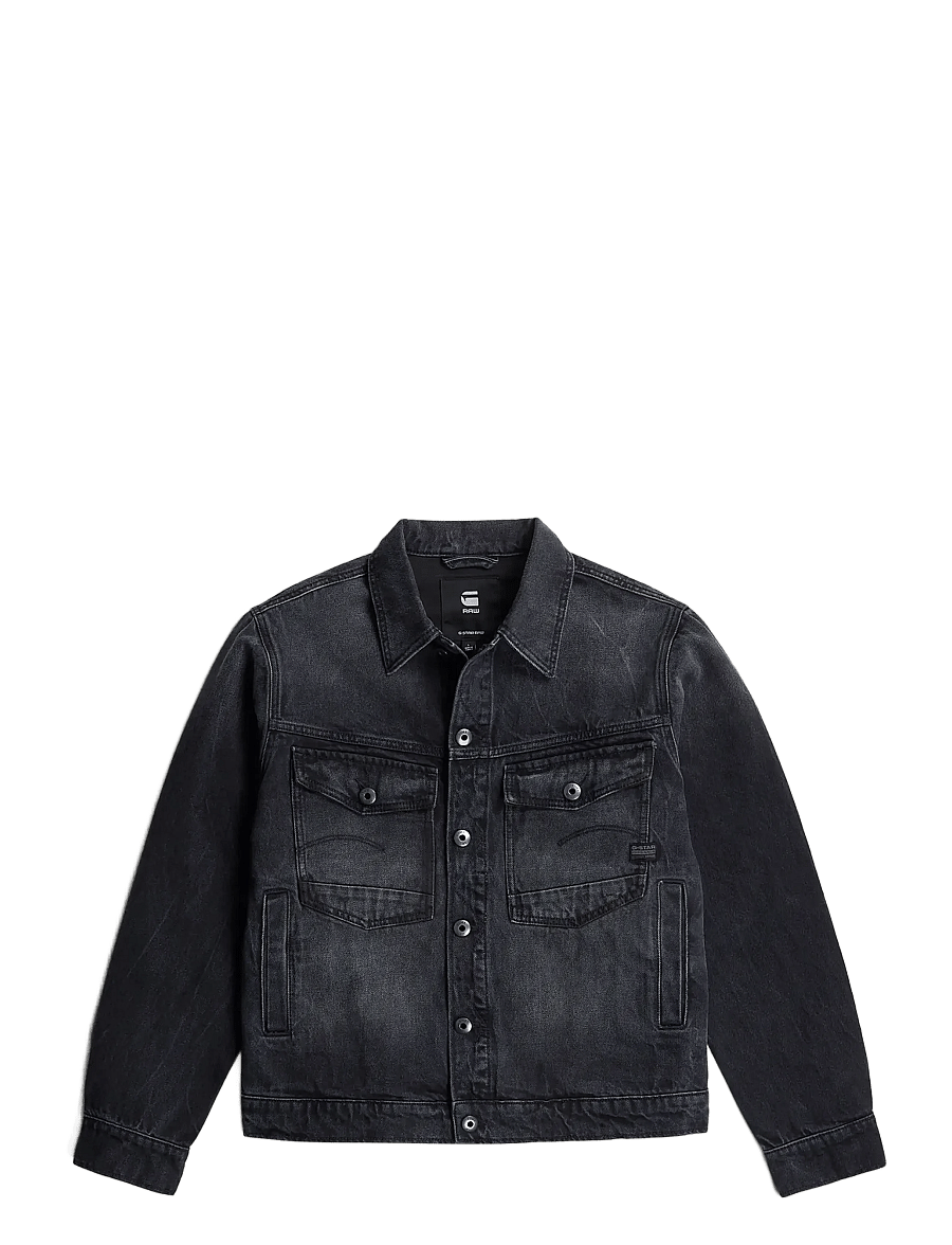 G-Star - Dakota Jacket - voodrita teksajakid - worn in dark moon - 0