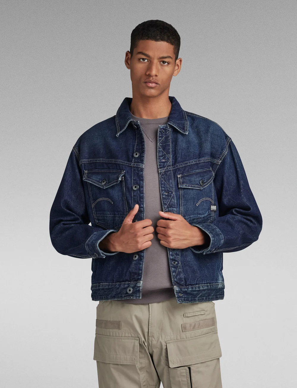 Denim jacket top men online