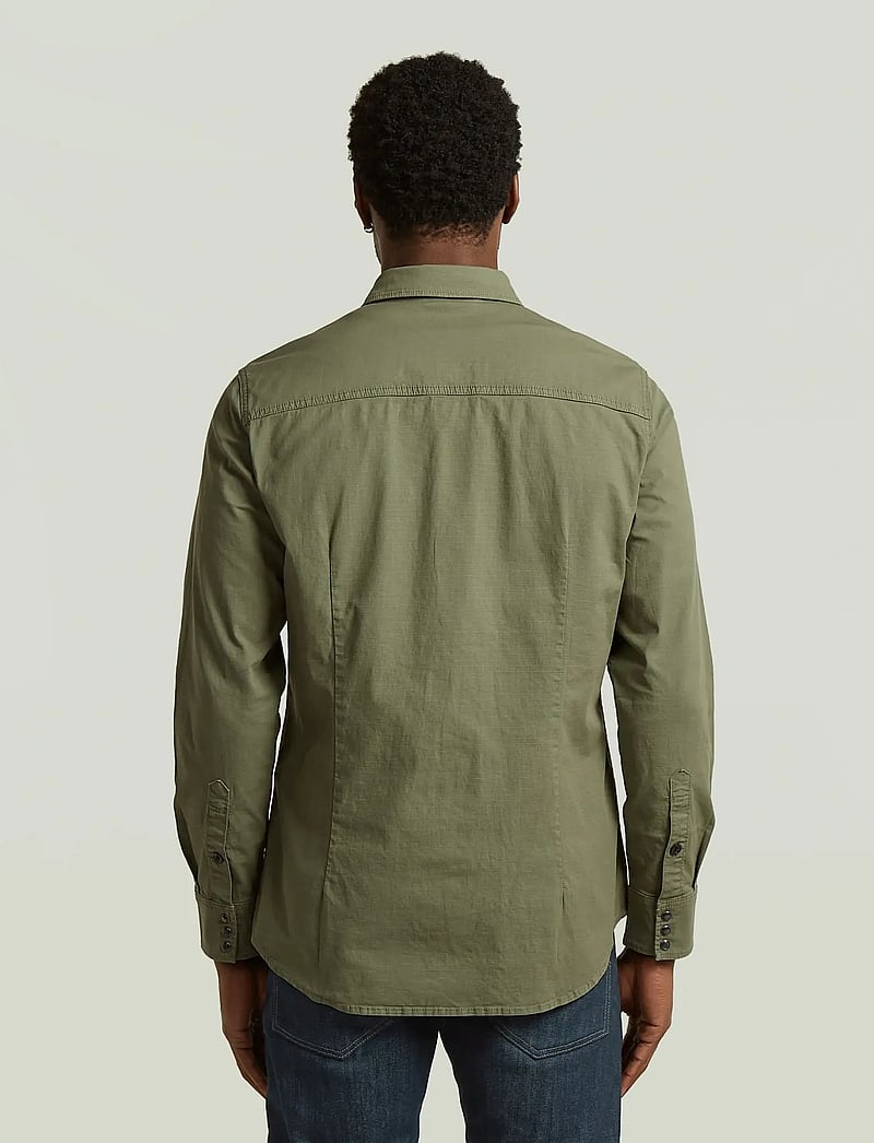 G-Star - Slim Denim shirt - teksasärgid - four leaf clover gd - 2