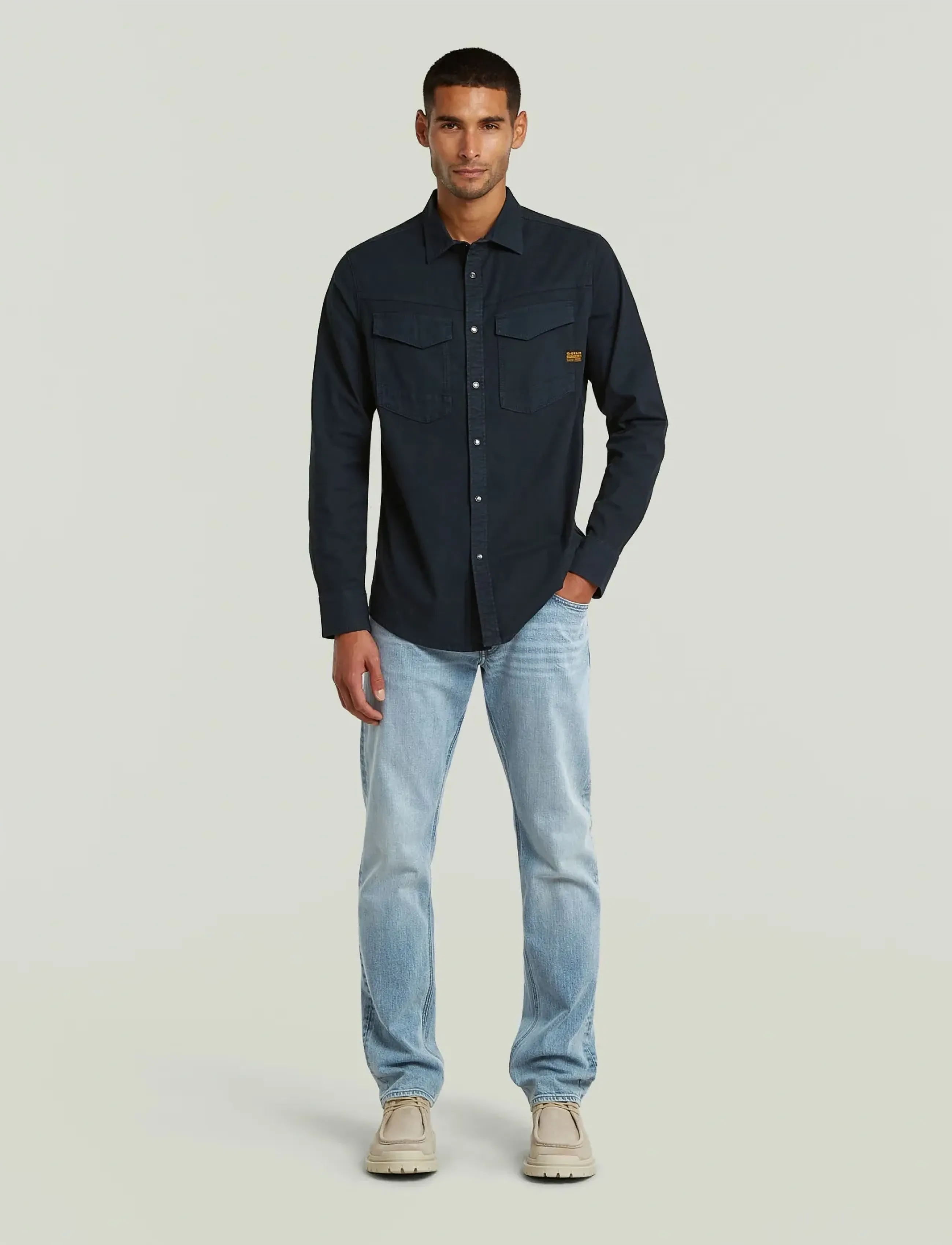 G-Star - Dakota slim shirt l\s - jeanshemden - salute gd - 3