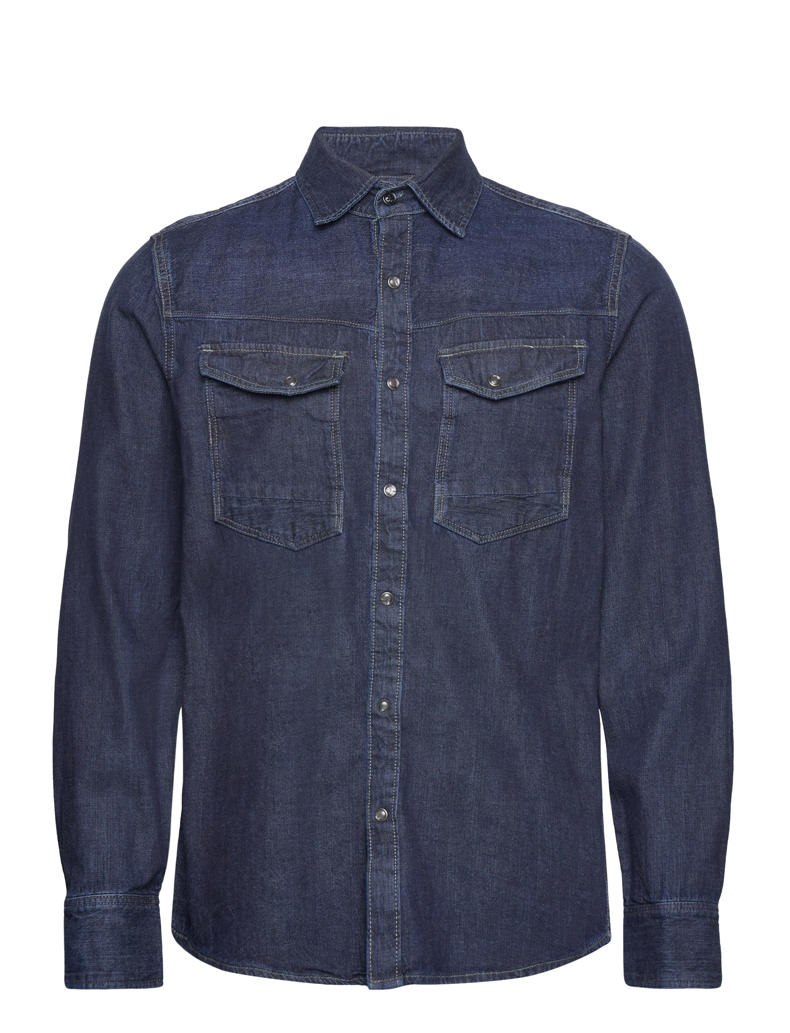 G-Star Dakota slim shirt l\s - Vetements - WORN IN DEEP SEA / navy