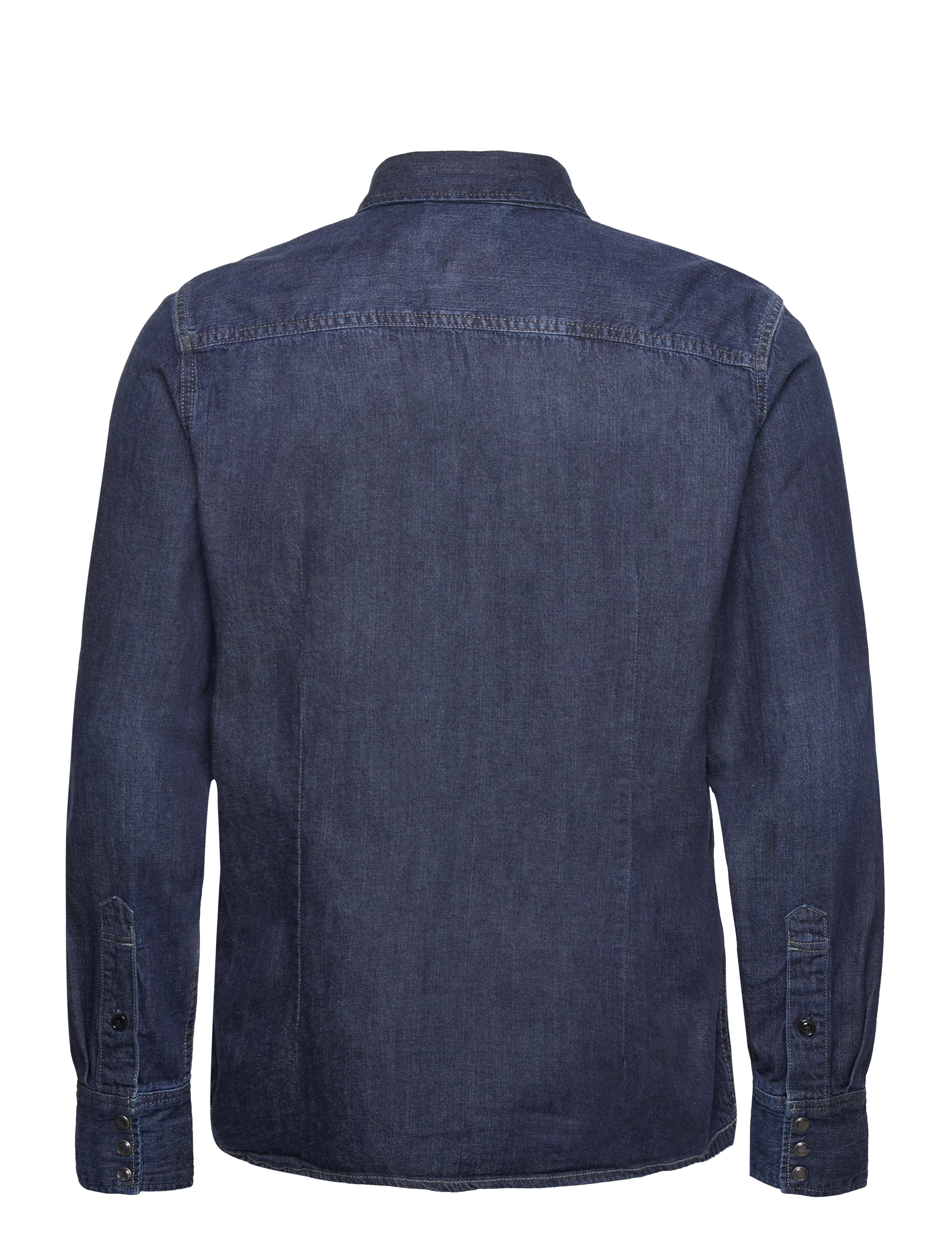 G-Star - Dakota slim shirt l\s - denim shirts - worn in deep sea - 1
