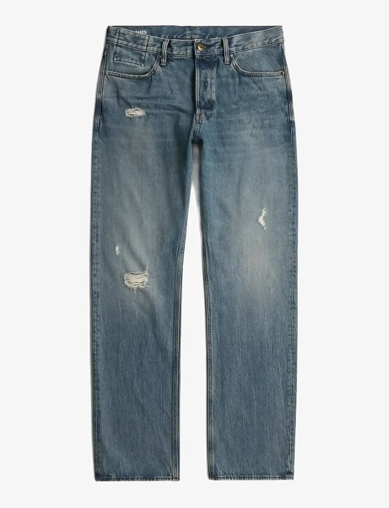 G-Star - Dakota Regular Straight - regular jeans - vintage storm destroyed - 0