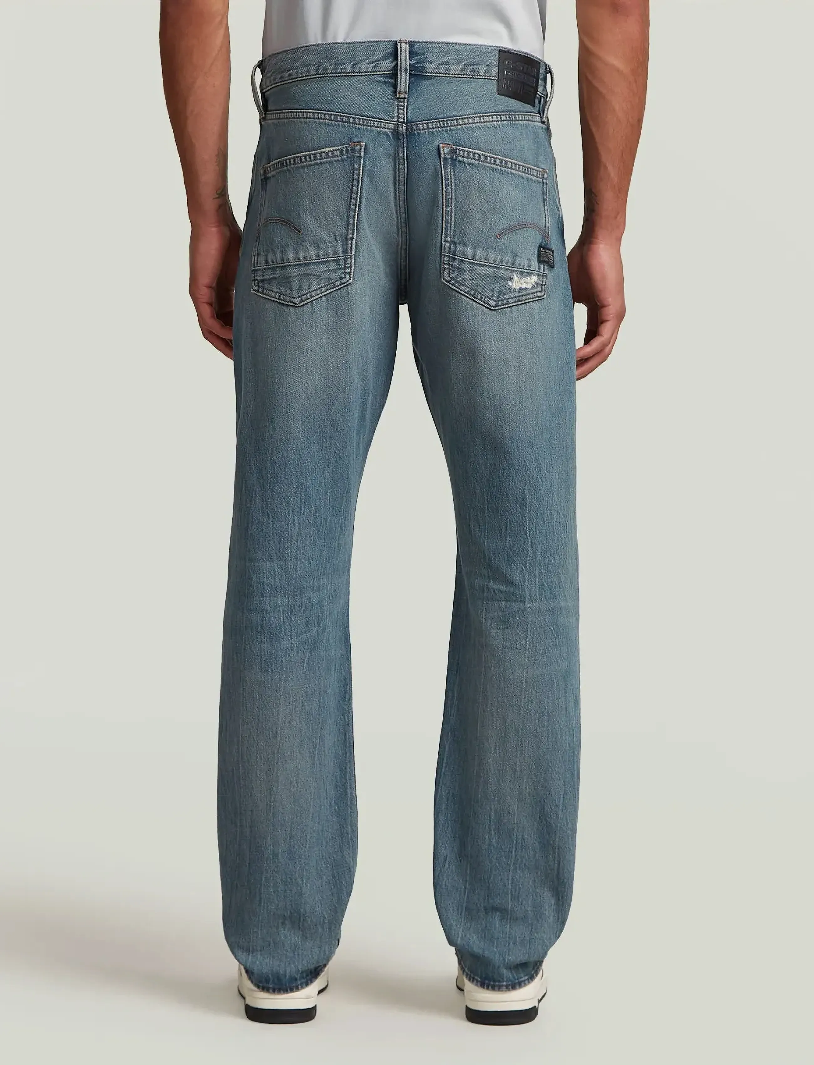 G-Star - Dakota Regular Straight - hosen & jeans - vintage storm destroyed - 1