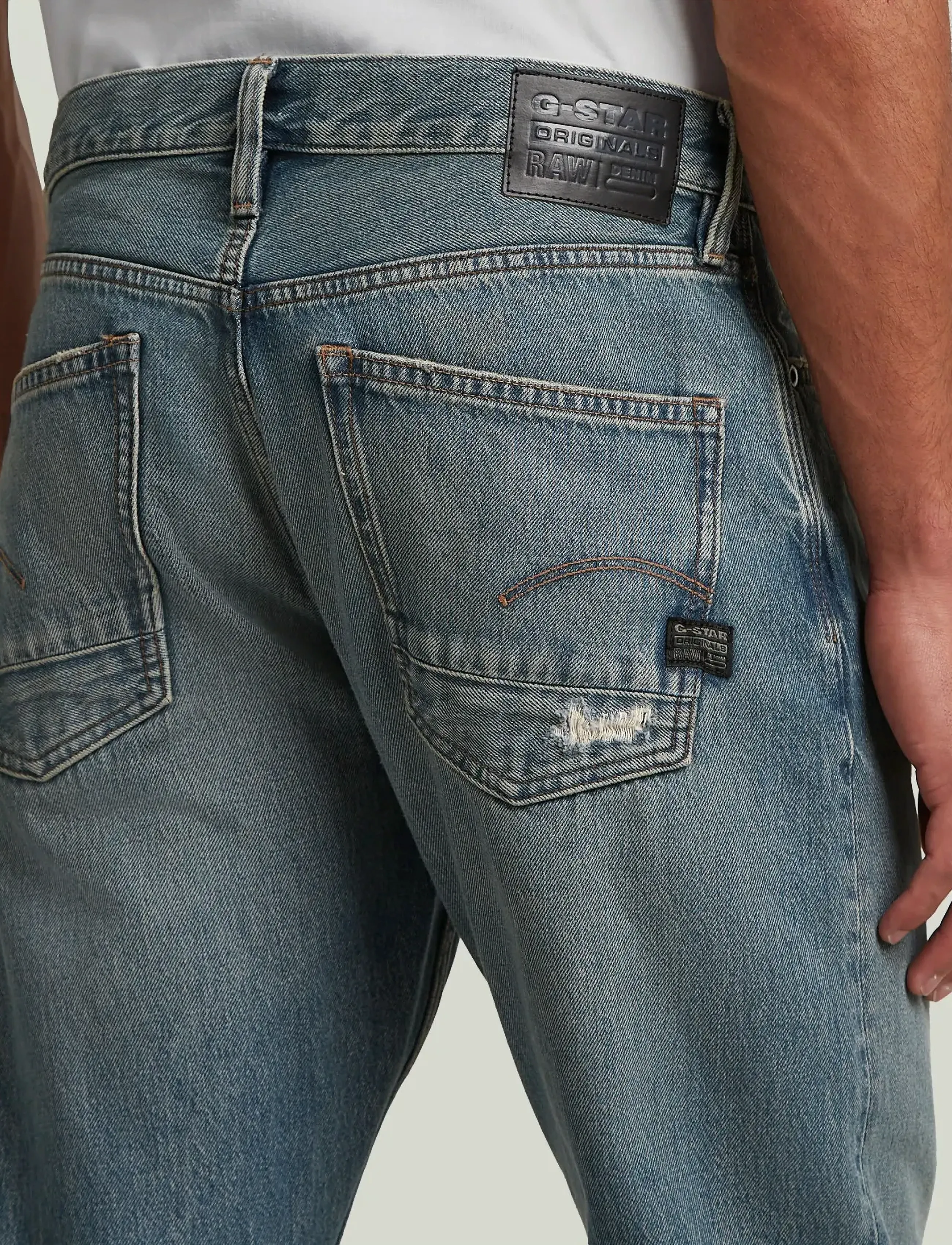 G-Star - Dakota Regular Straight - hosen & jeans - vintage storm destroyed - 4