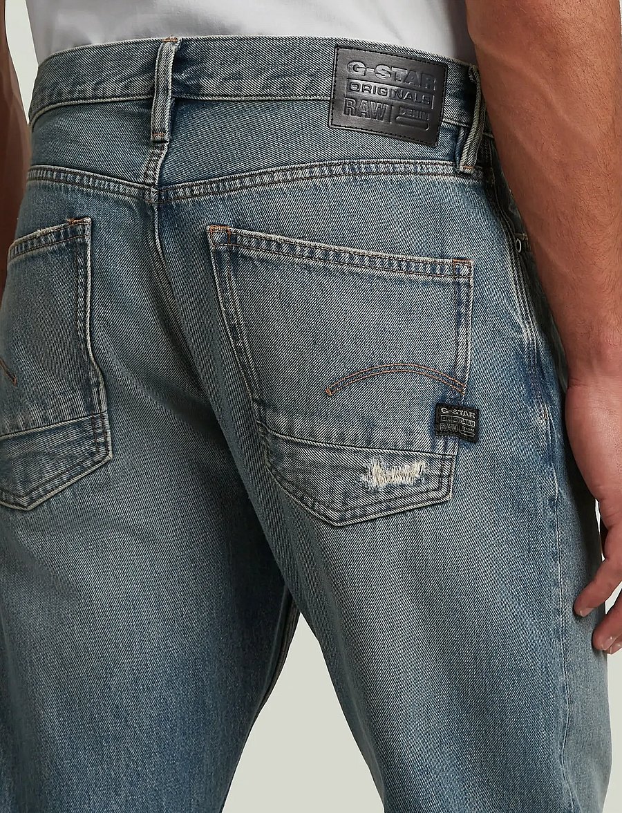 G-Star - Dakota Regular Straight - tavalised teksad - vintage storm destroyed - 4
