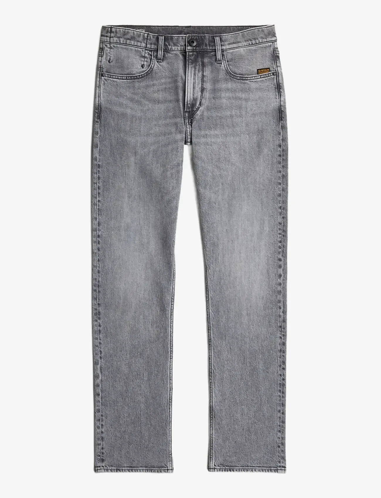 G-Star - Mosa Straight - tavalised teksad - faded grey neblina - 1