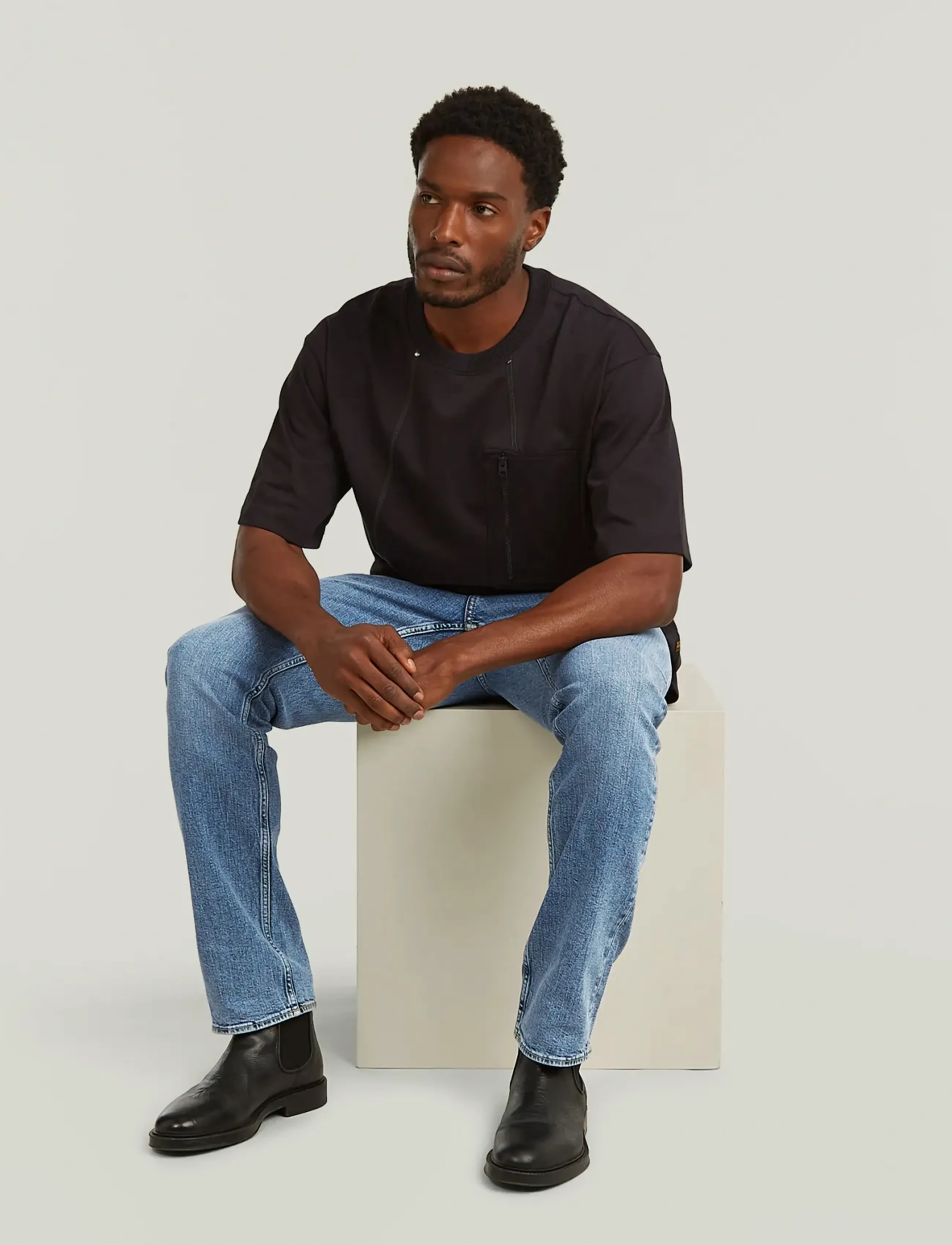 G-Star - Mosa Straight - regular jeans - faded sea point blue - 5