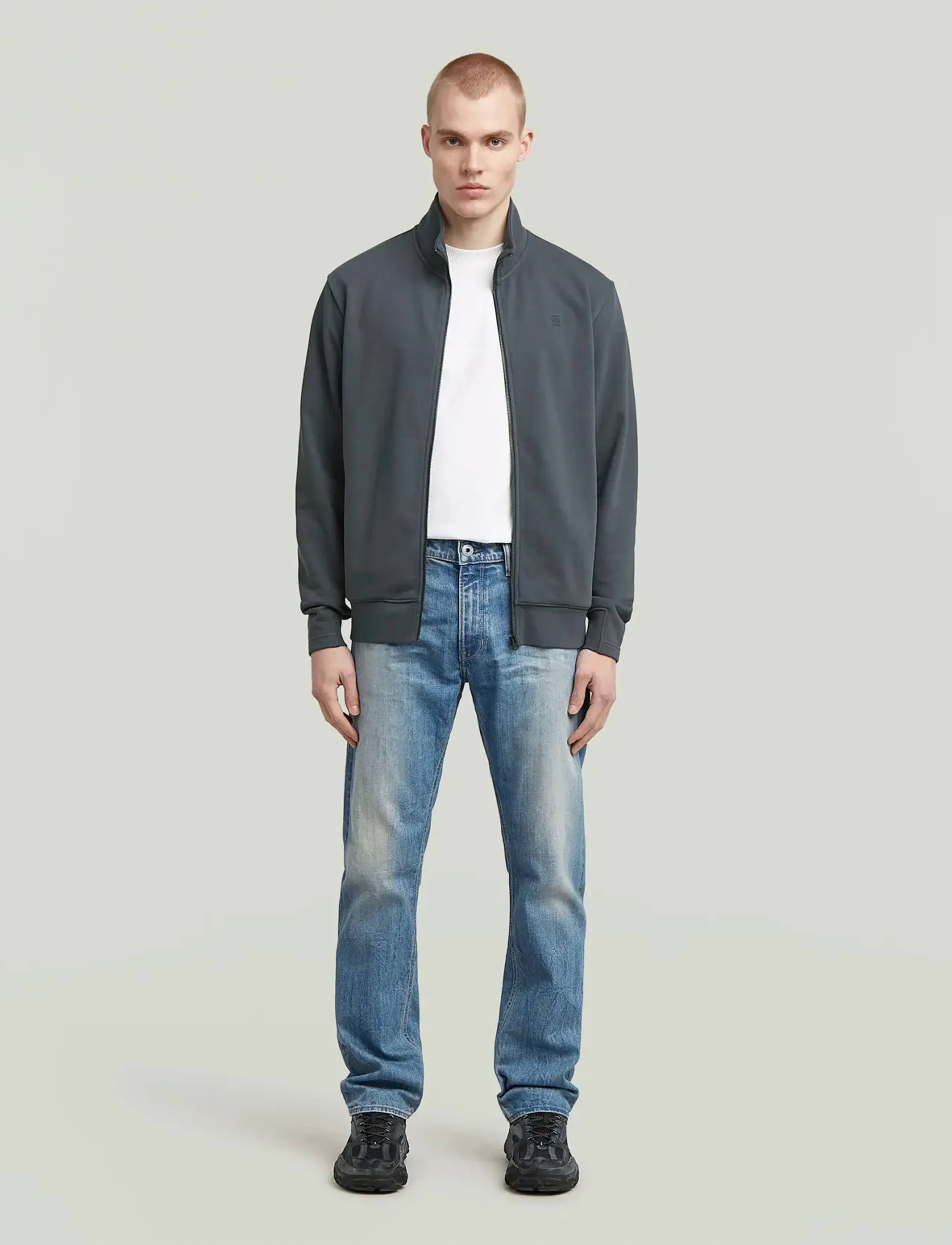 G-Star Mosa Straight, 34 x 32, Jeans, Blau - Regular, Männerswear