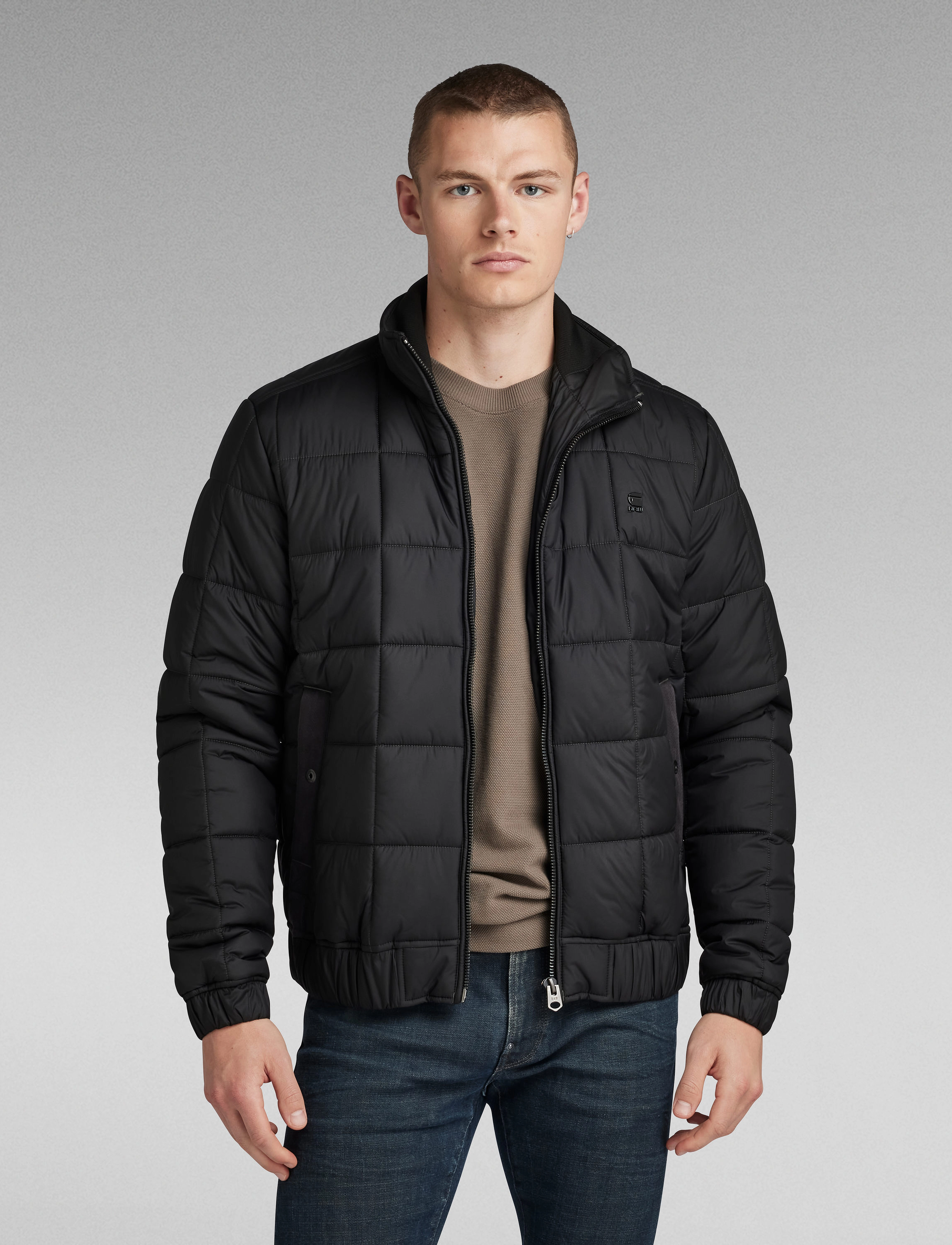 G-Star RAW - Meefic quilted jkt - dk black - 2