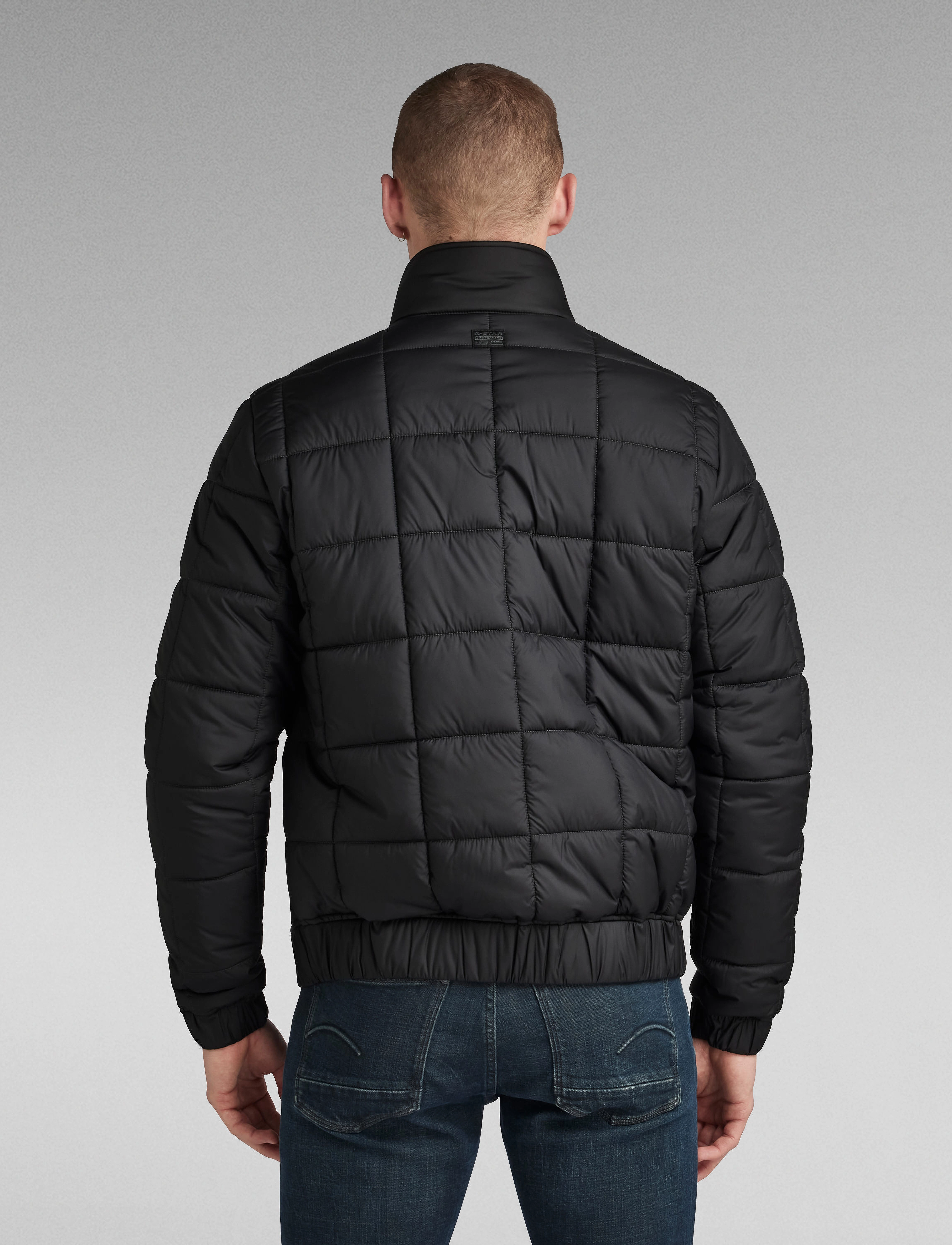 G-Star RAW - Meefic quilted jkt - dk black - 3