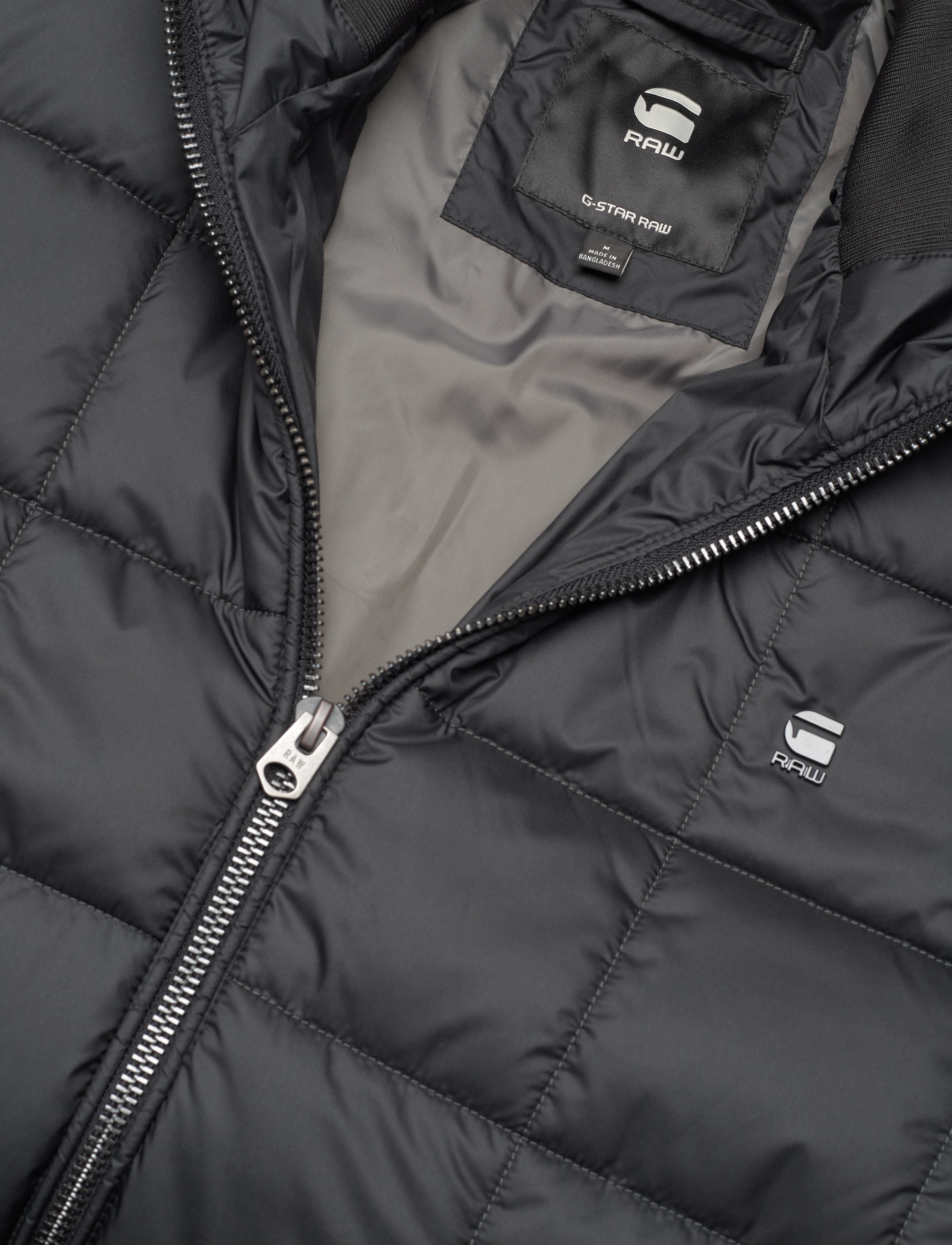 G-Star RAW - Meefic quilted jkt - dk black - 4