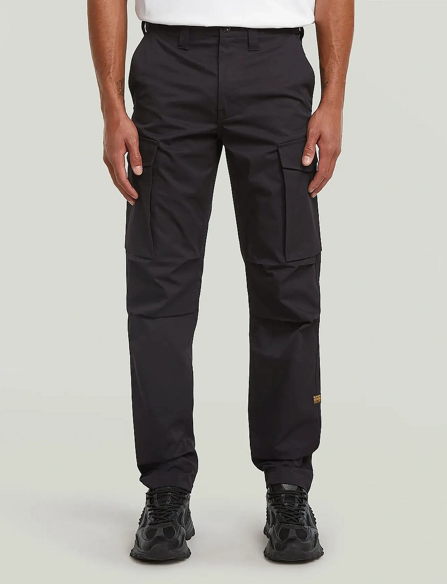 G-Star - Core Regular Cargo - cargohose - dk black - 0