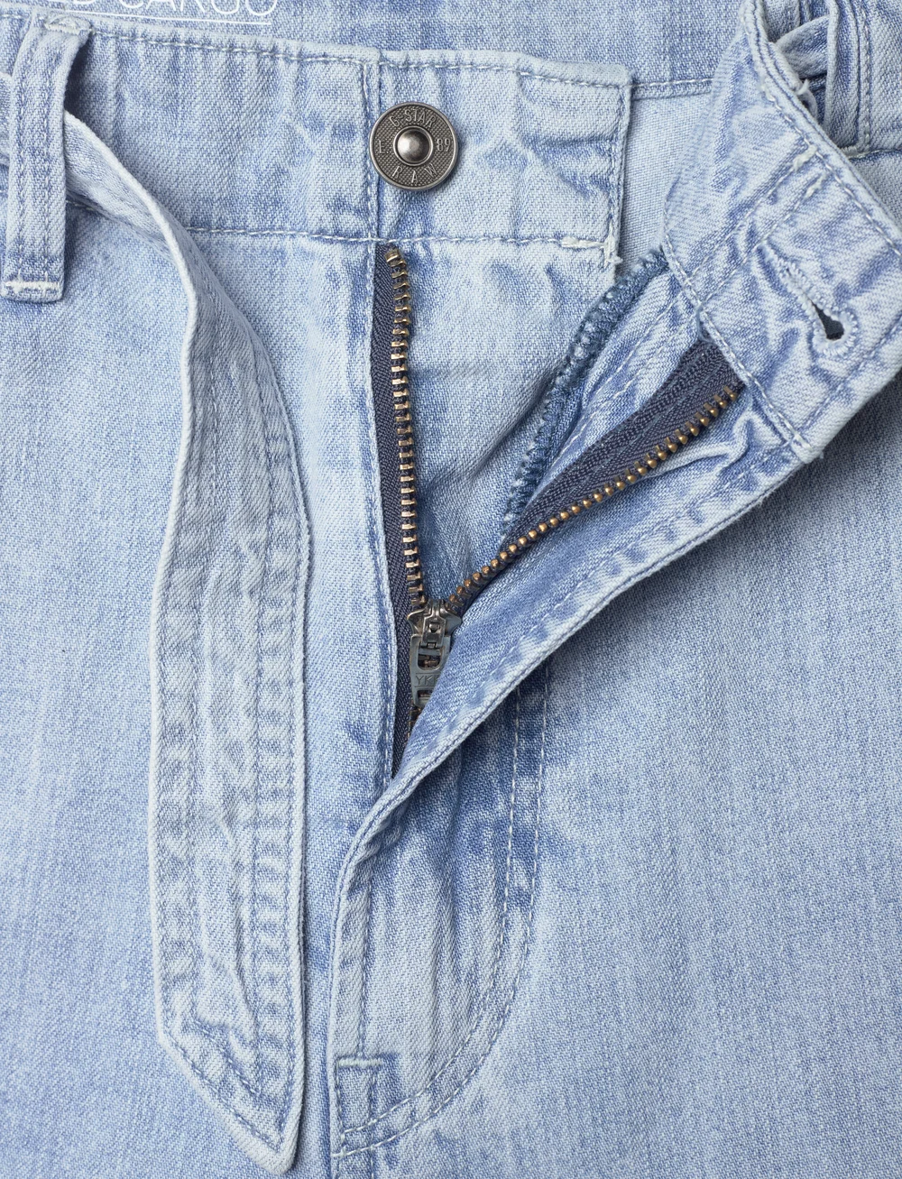 G-Star - Belted Cargo Loose Wmn - vida jeans - sun faded blue mist - 5