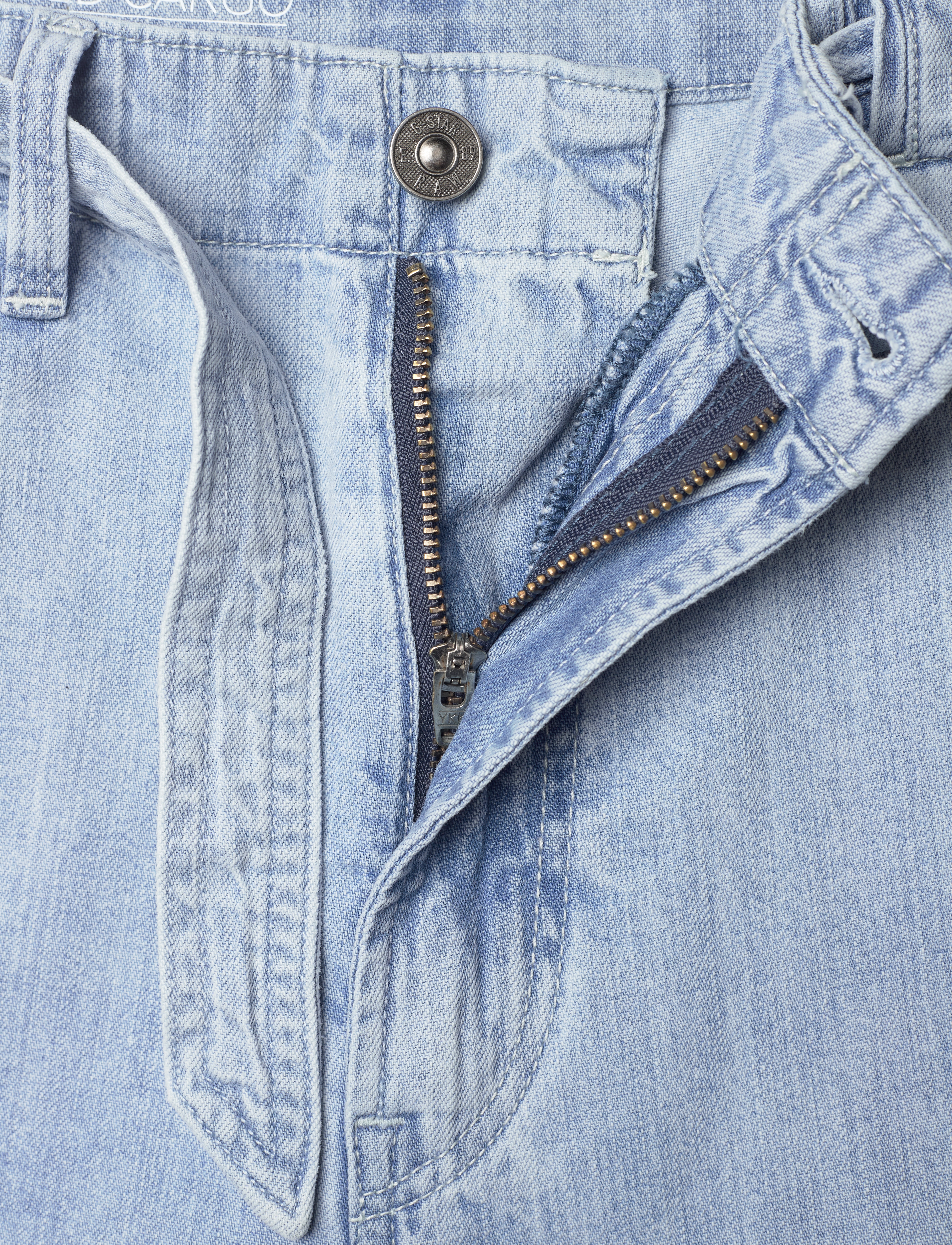 G-Star - Belted Cargo Loose Wmn - brede jeans - sun faded blue mist - 5
