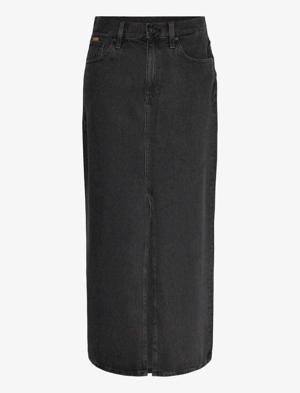 G-Star - Viktoria Long Skirt wmn - denim skirts - worn in black obsidian - 0