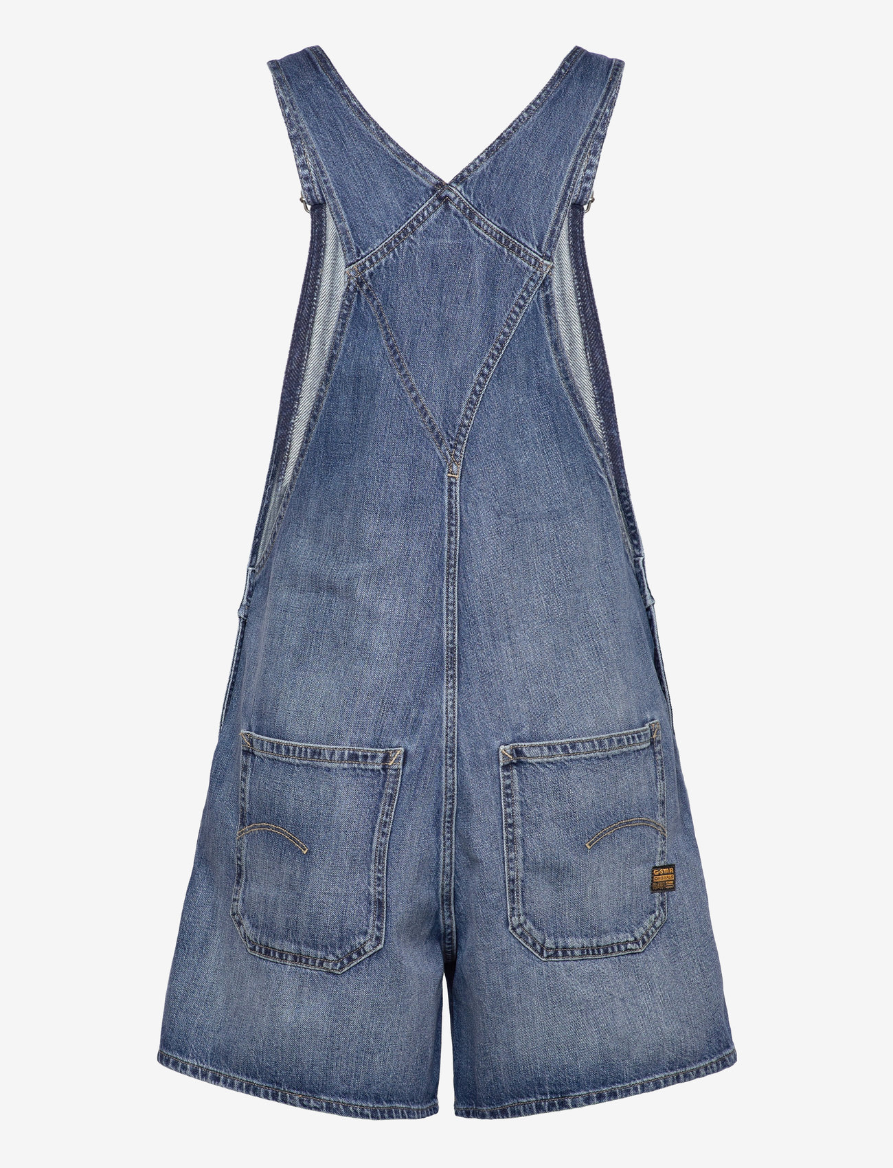 G-Star - Short Dungaree Wmn - faded cliffside blue - 2