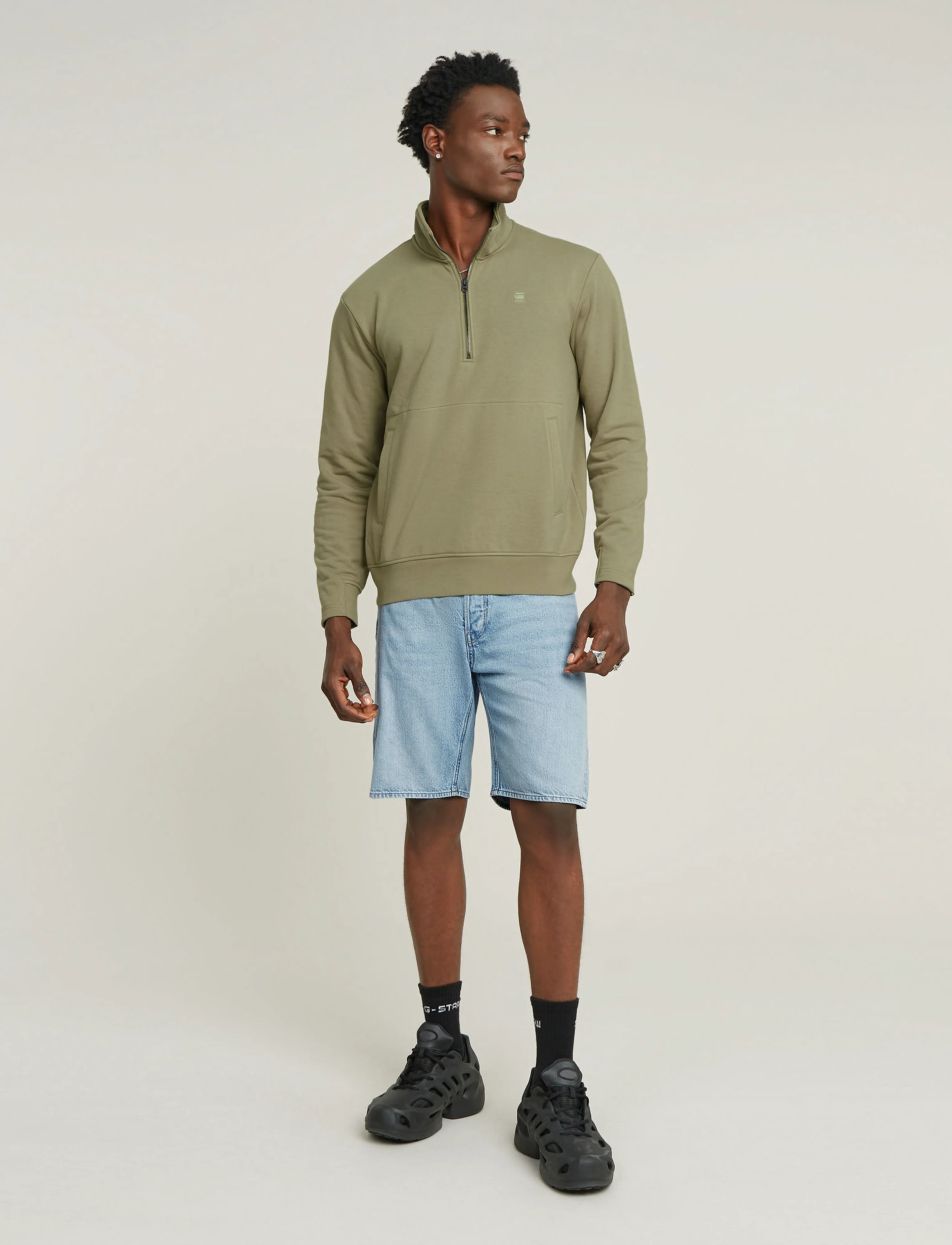 G-Star Dakota Short Clean Edge, 340, Blue, Shorts > Denim, Herre