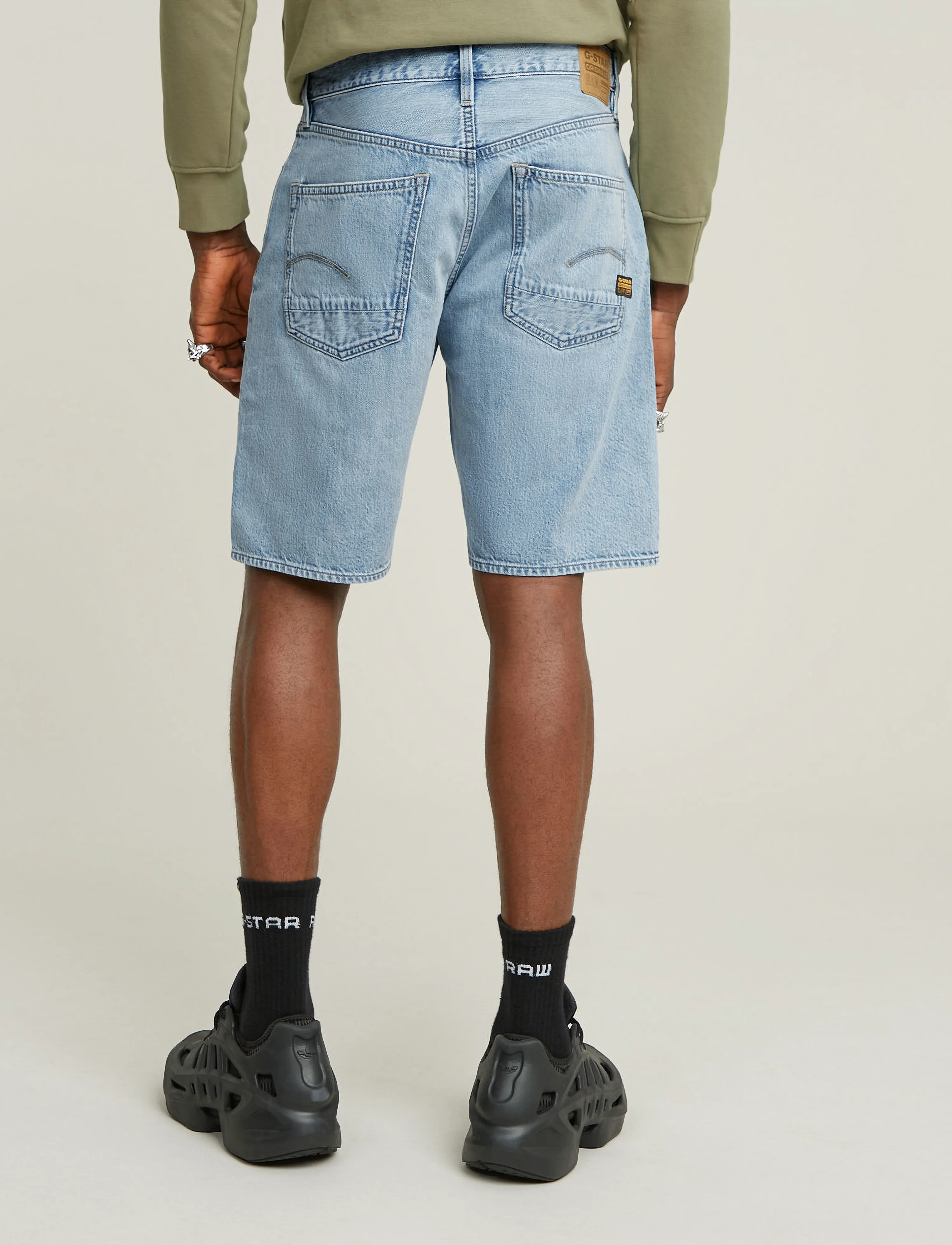 G-Star - Dakota Short Clean Edge - lühikesed teksapüksid - sun faded cloudburst - 3