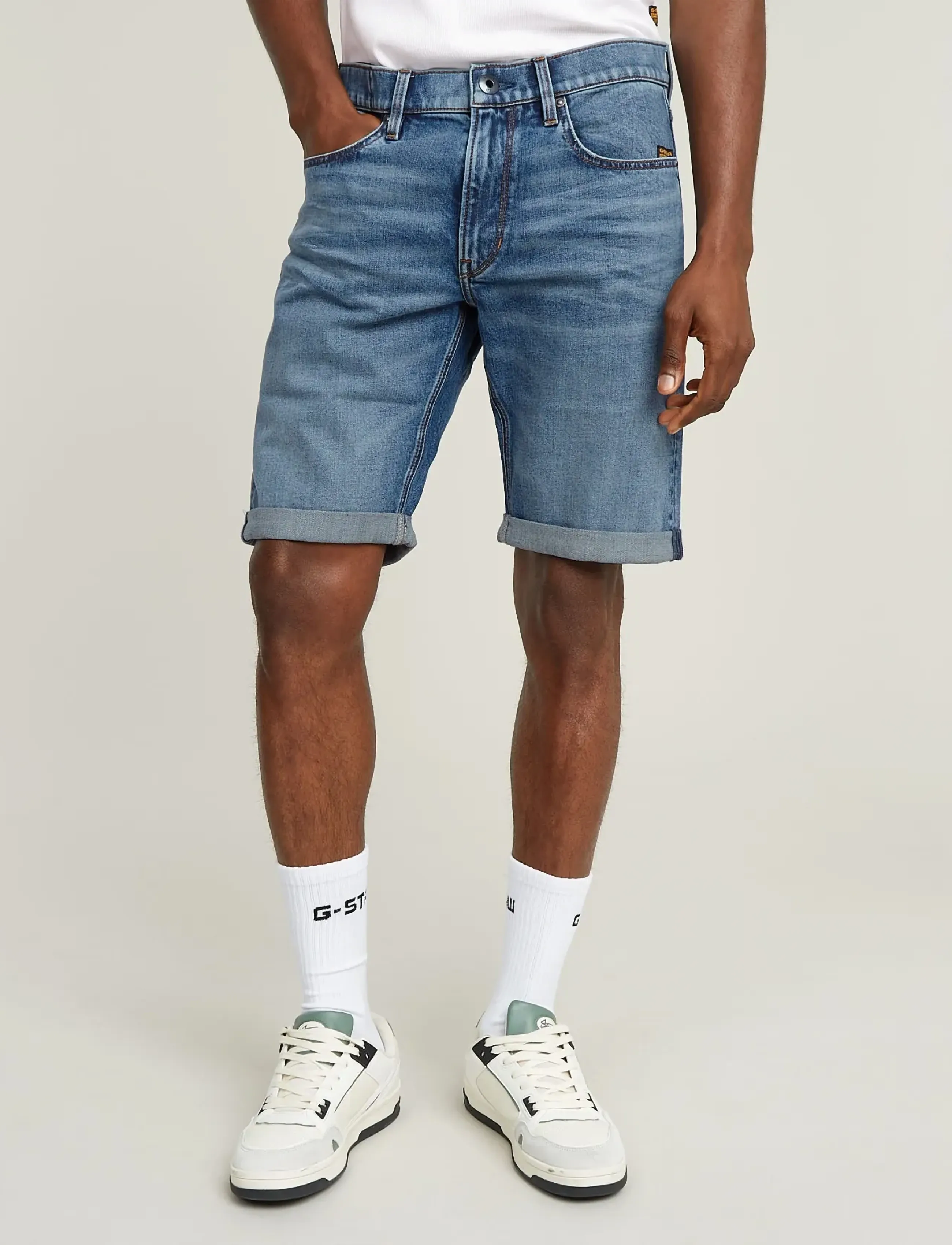 G-Star - Mosa Short - men - faded cascade - 1