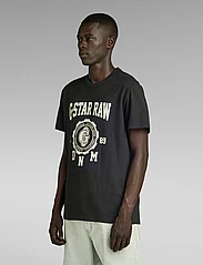 G-Star RAW - Collegic r t - t-shirts à manches courtes - dk black - 0