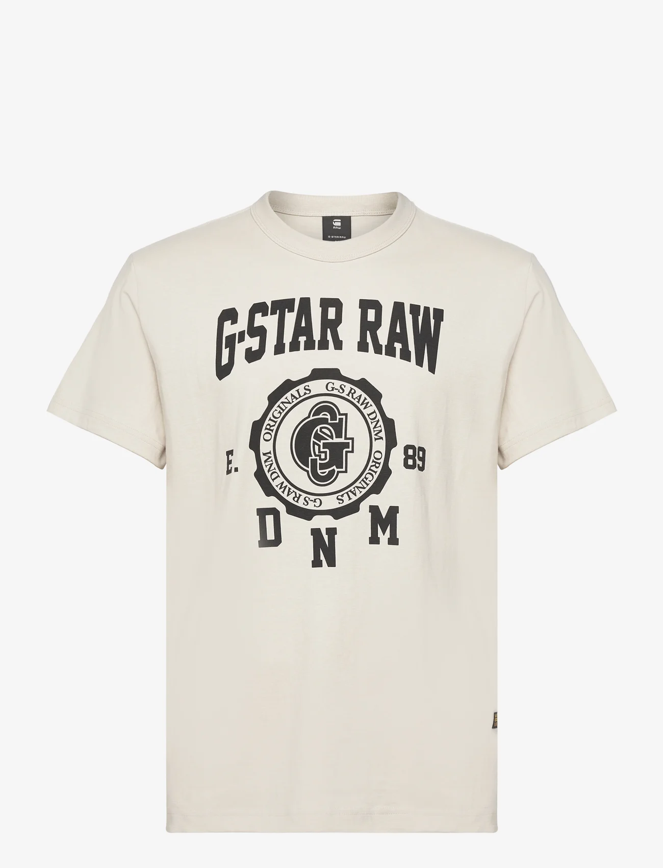 G-Star RAW - Collegic r t - short-sleeved t-shirts - whitebait - 0