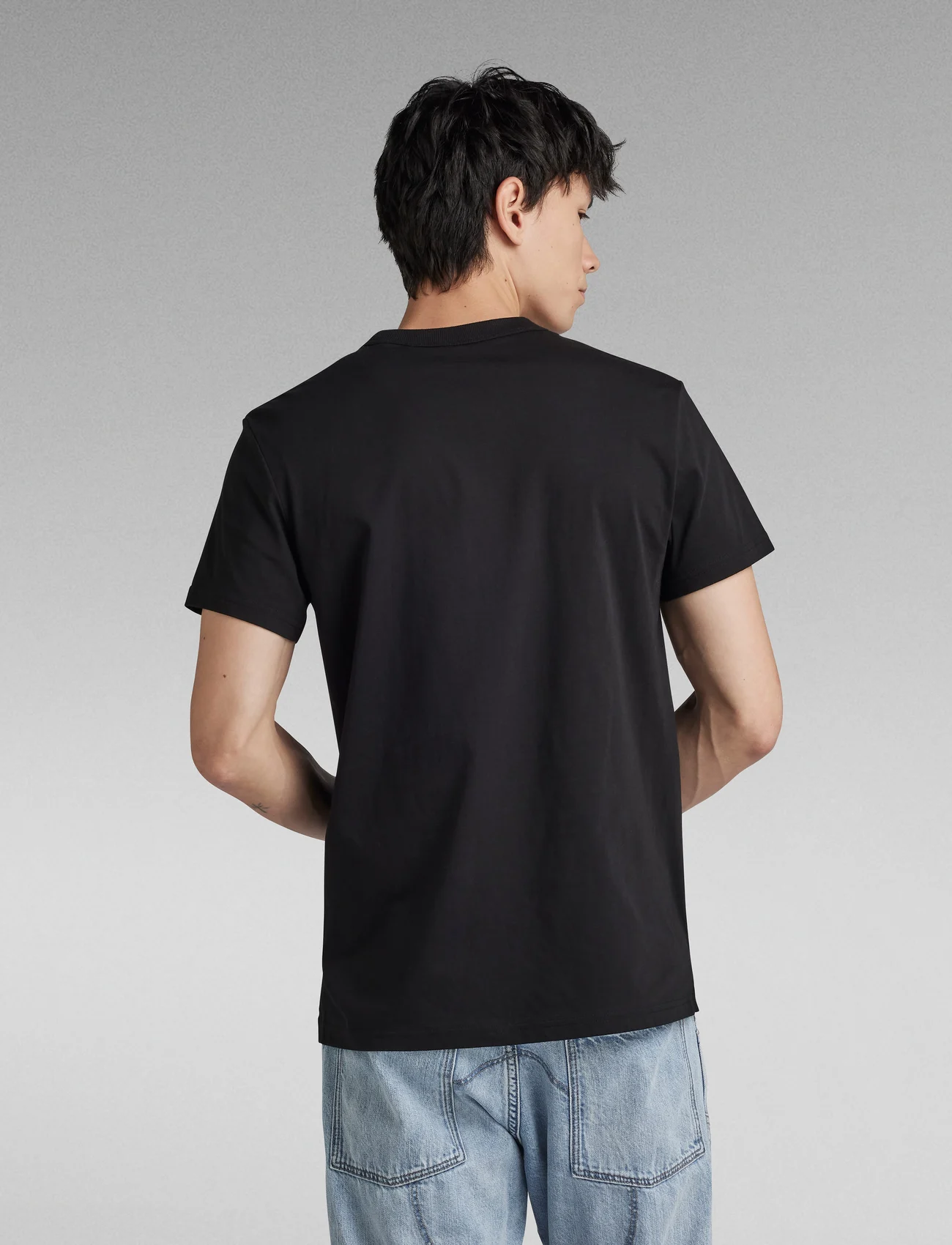 G-Star RAW - Nifous r t - kortärmade t-shirts - dk black - 0