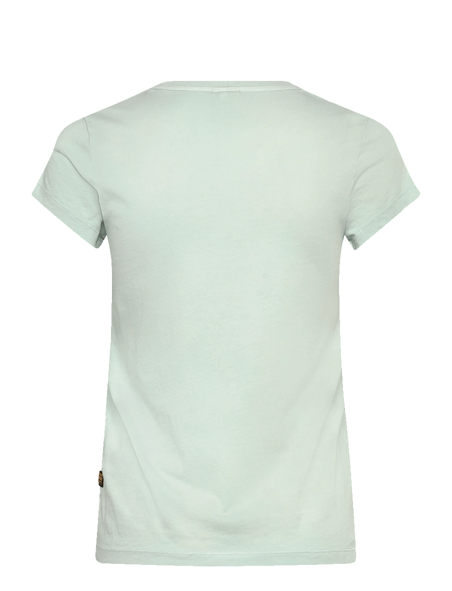 G-Star - Overdyed eyben slim v t 2.0 wmn - t-shirts - plein air gd - 2
