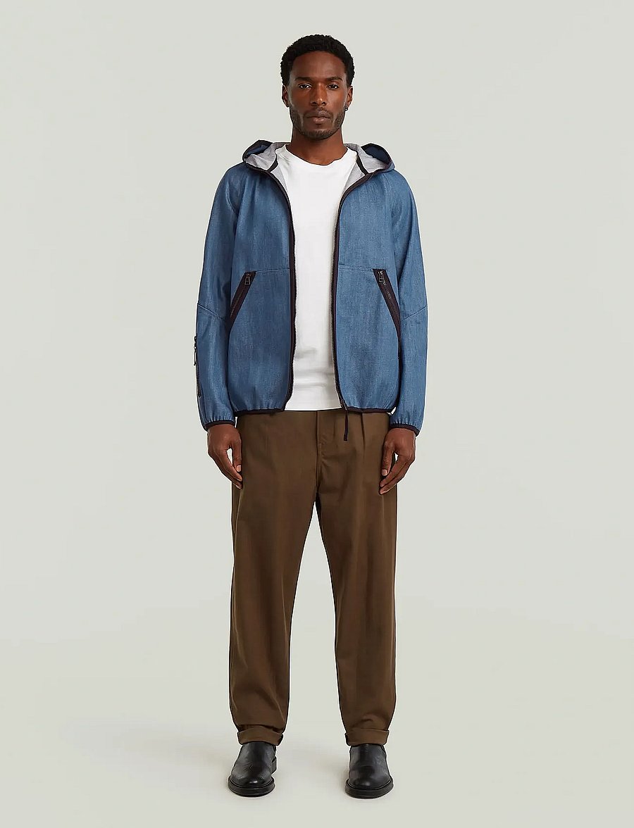 G-Star - Pleated Chino Relaxed Tapered - hørbukser - desert palm/deep brown hb - 3