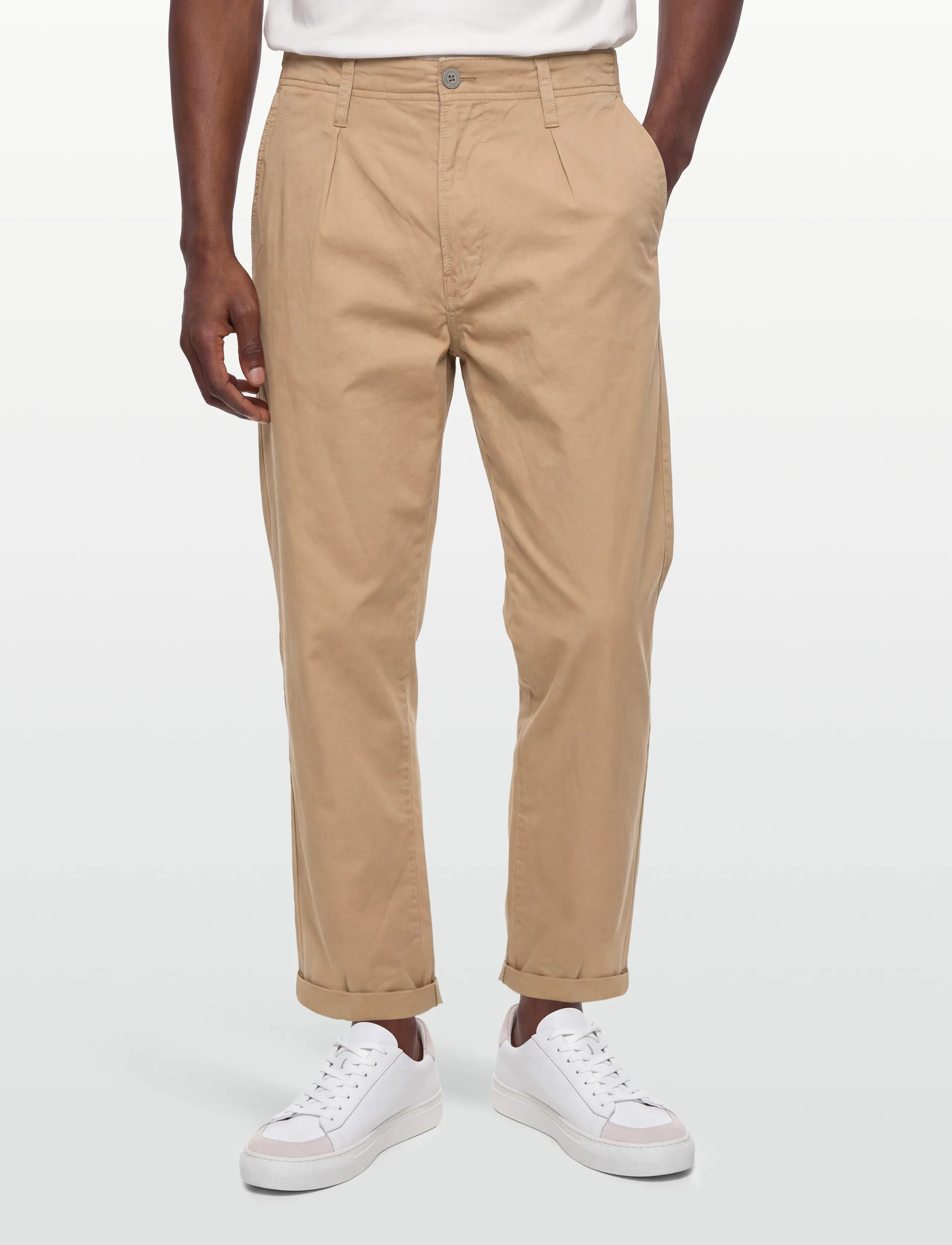 G-Star - Pleated Chino Relaxed Tapered - chinos - lion gd - 3