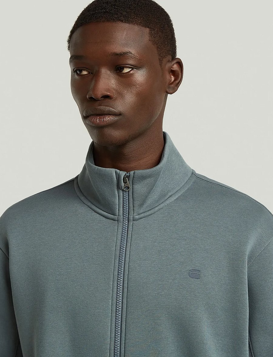 G-Star - Track jacket sw l\s - pullover mit durchgehendem reißverschluss - axis - 4