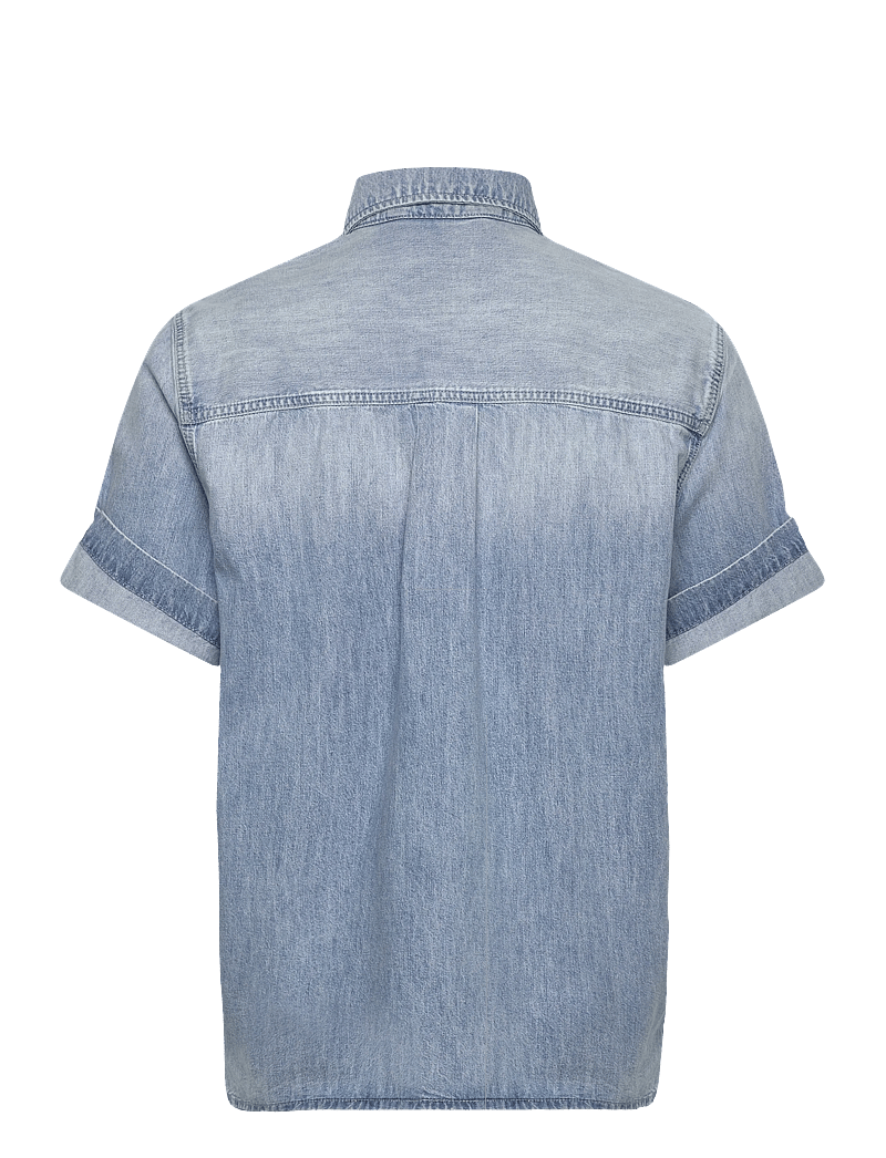 G-Star - Slanted double pocket regular shirt - jeanshemden - sun faded blue mist - 2