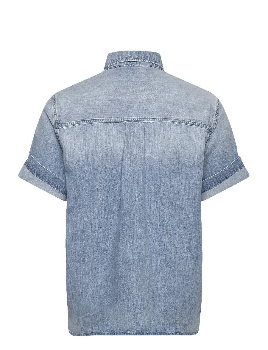 G-Star - Slanted double pocket regular shirt - jeanshemden - sun faded blue mist - 2