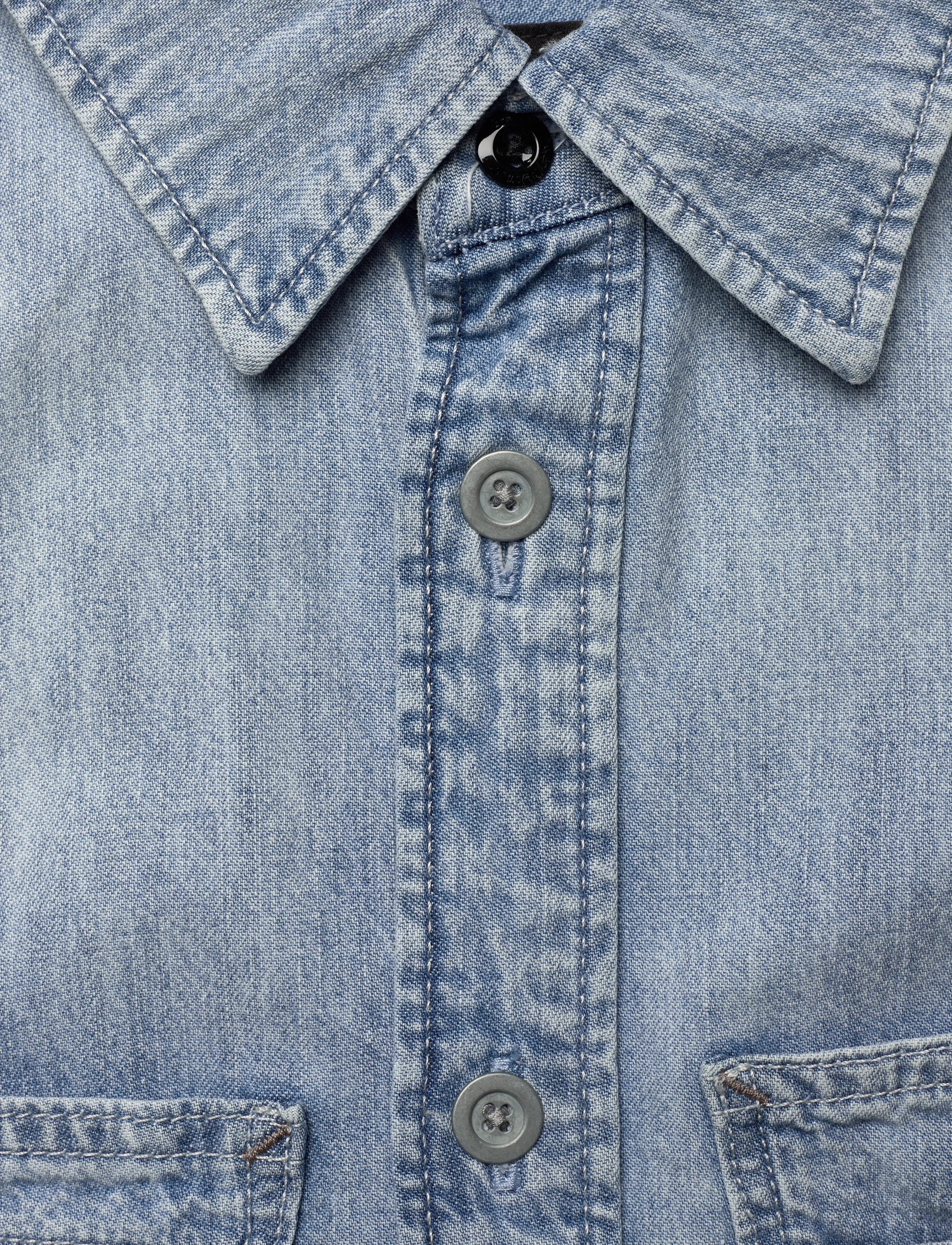 G-Star - Slanted double pocket regular shirt - prezenty urodzinowe - sun faded blue mist - 4