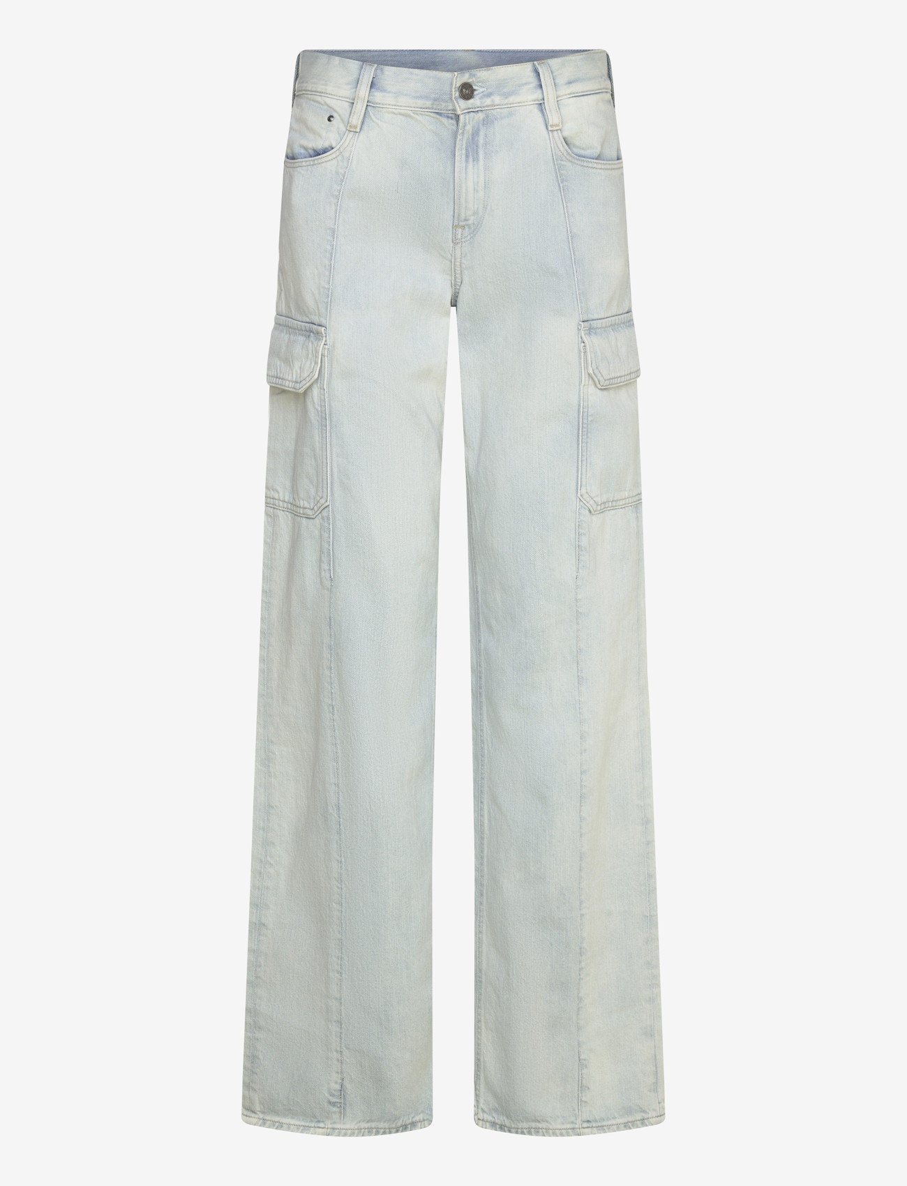 G-Star - Judee Cargo Denim wmn - cargobukser - sun faded piscina blue - 1