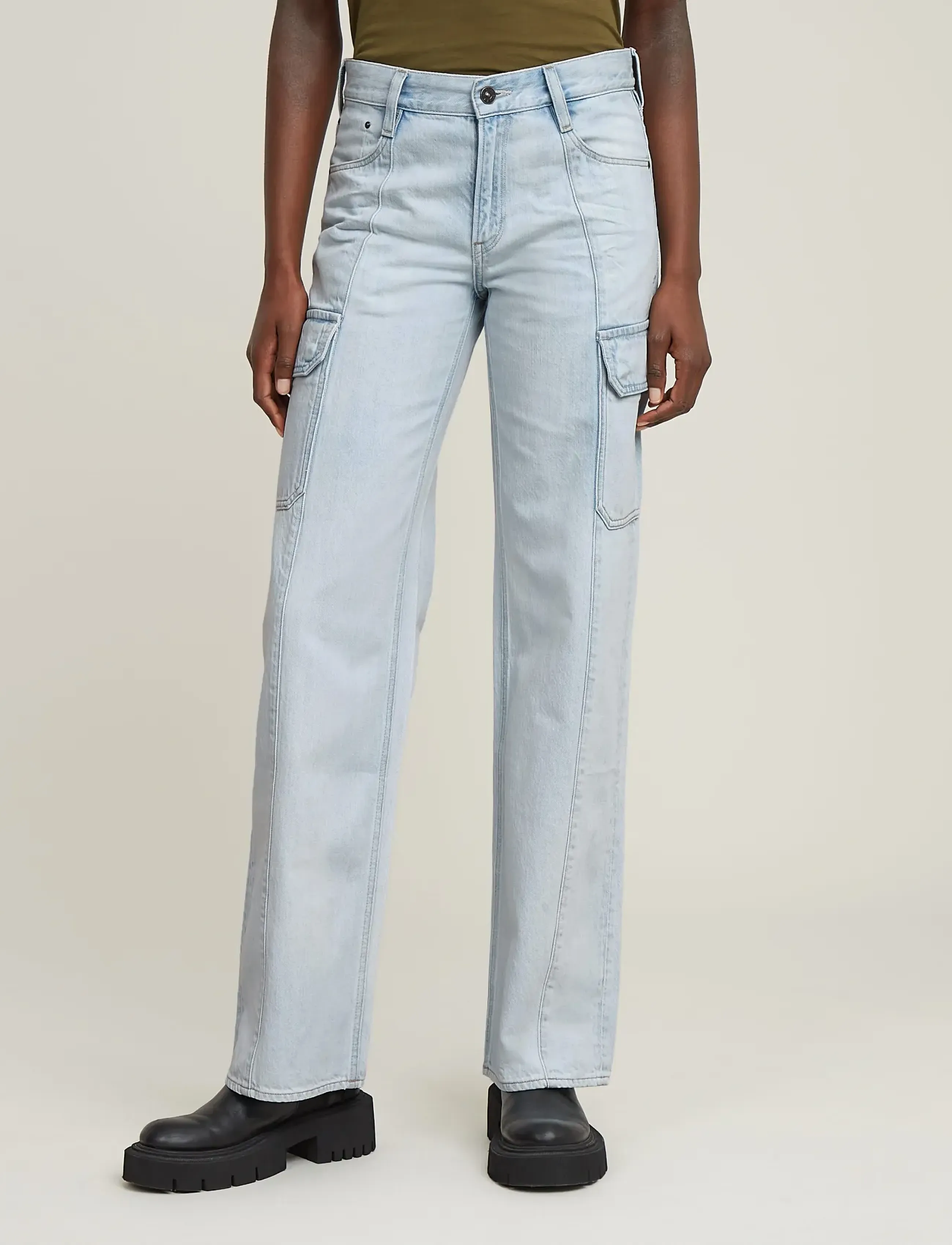 G-Star Judee Cargo Denim Wmn, 28 x 28, Trousers, Blau - Pants, Frauen