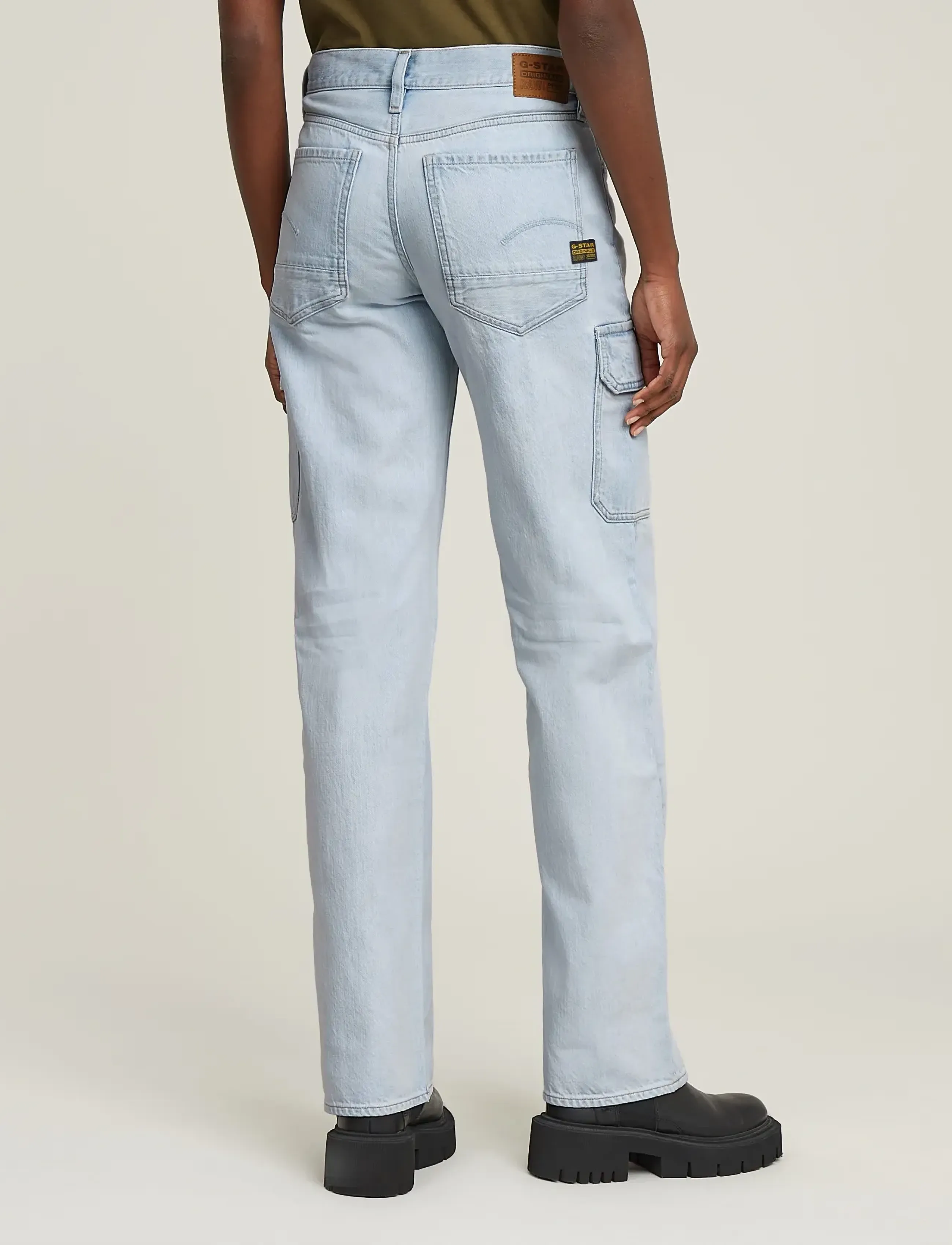 G-Star - Judee Cargo wmn - cargo-housut - sun faded piscina blue - 3