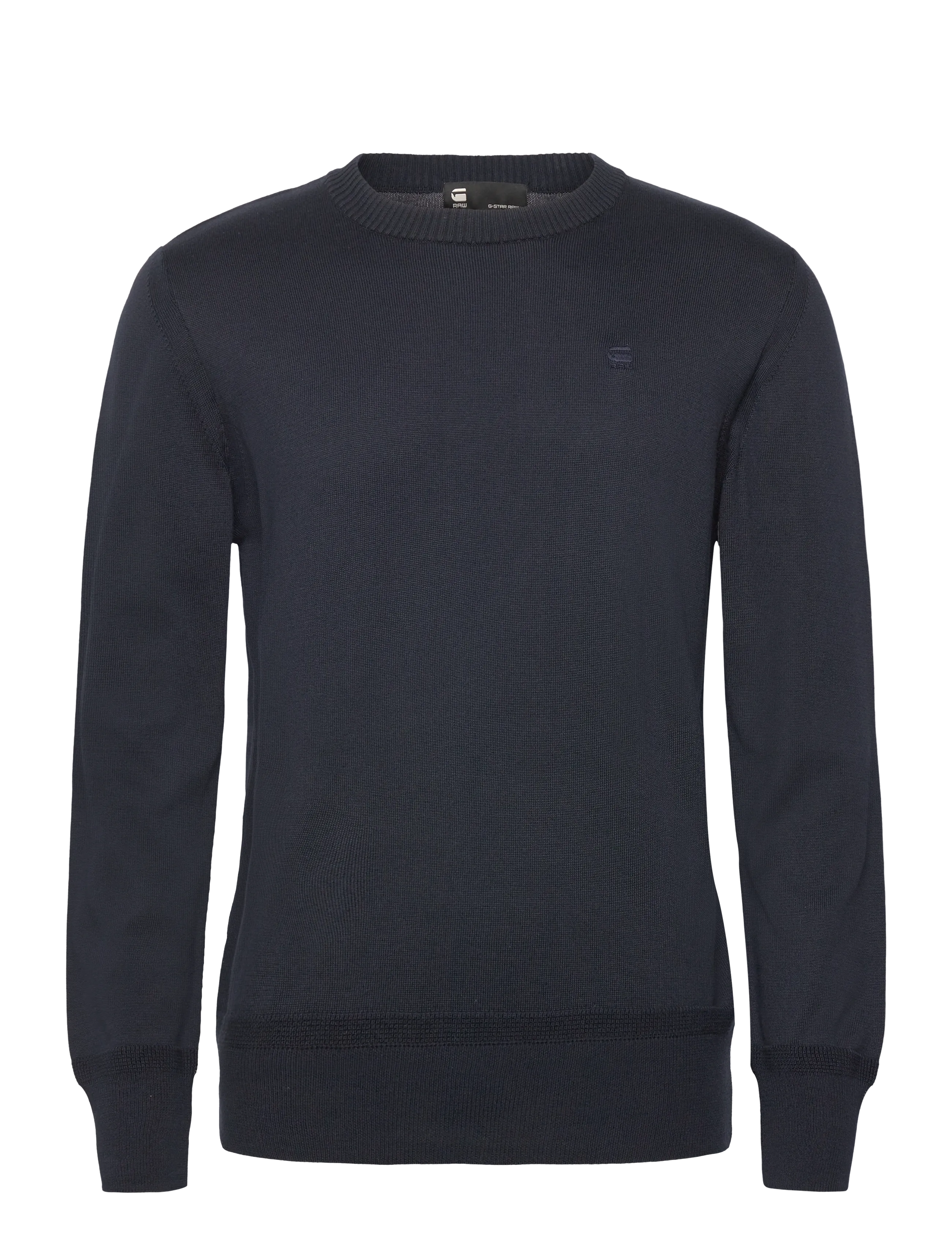 G-Star Core R Knit, Mænd, Rund Hals Strik Sweater, Navy, Str: L