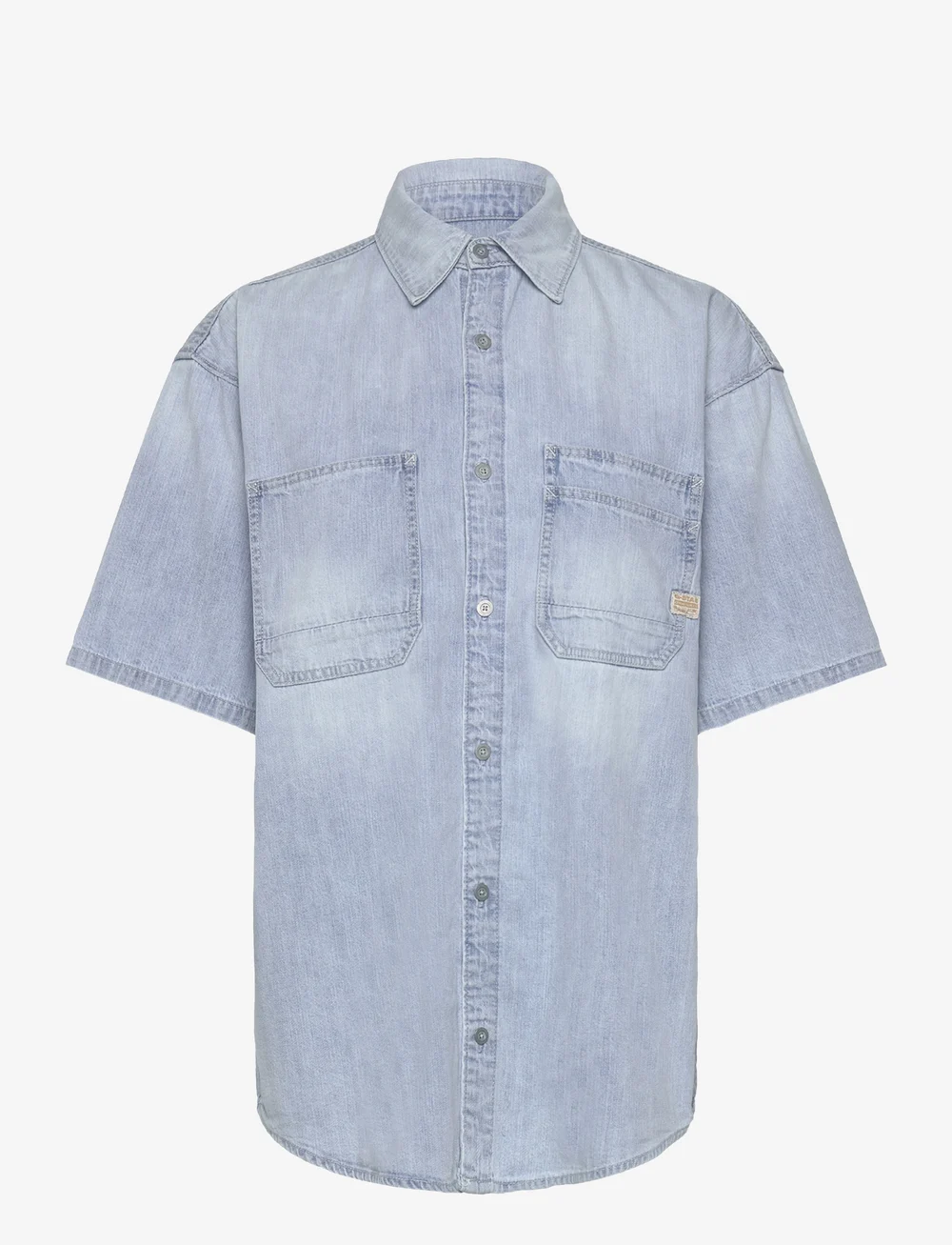 G-Star - Relaxed Venture shirt s\s wmn - jeansskjortor - sun faded blue mist - 1