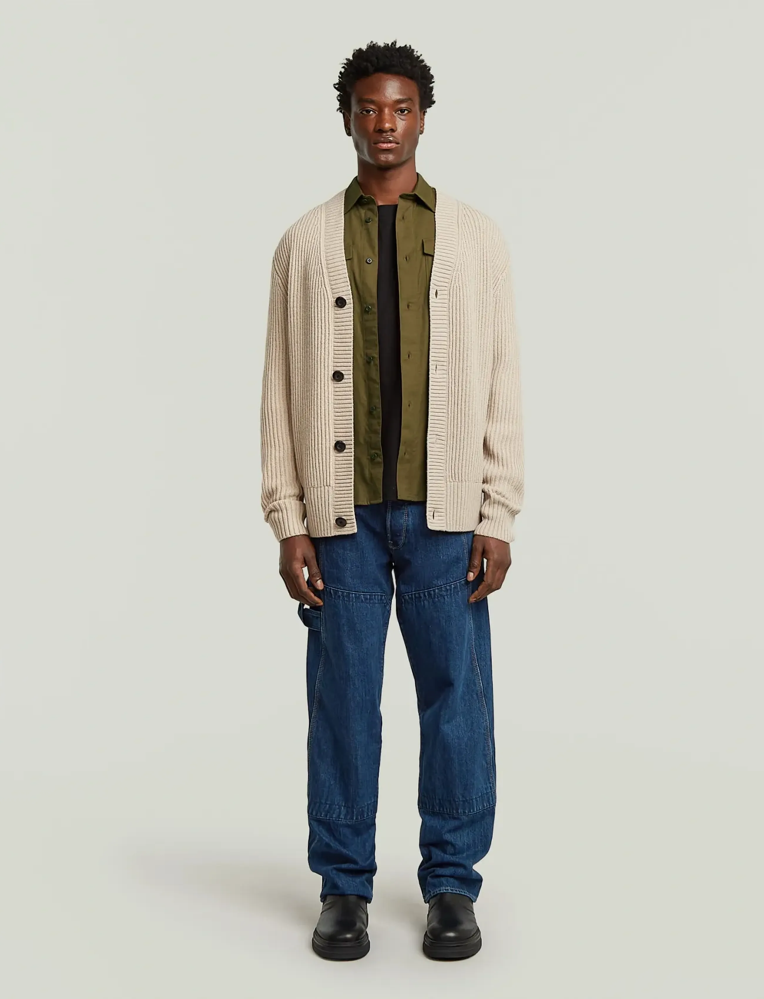 G-Star - Marine Slim Shirt l\s - casual skjortor - deep brown/dark olive oxford - 3