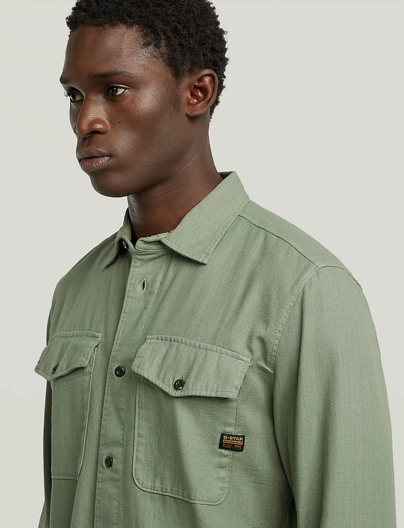 G-Star - Marine Slim Shirt l\s - casual skjorter - lt orphus gd - 4